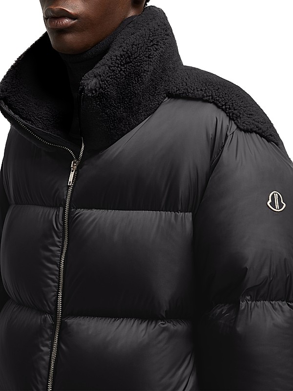 Shop Moncler Genius Rick Owens x Moncler Cyclopic Shearling Shop Moncler Genius Rick Owens x Moncler Cyclopic Shearling
