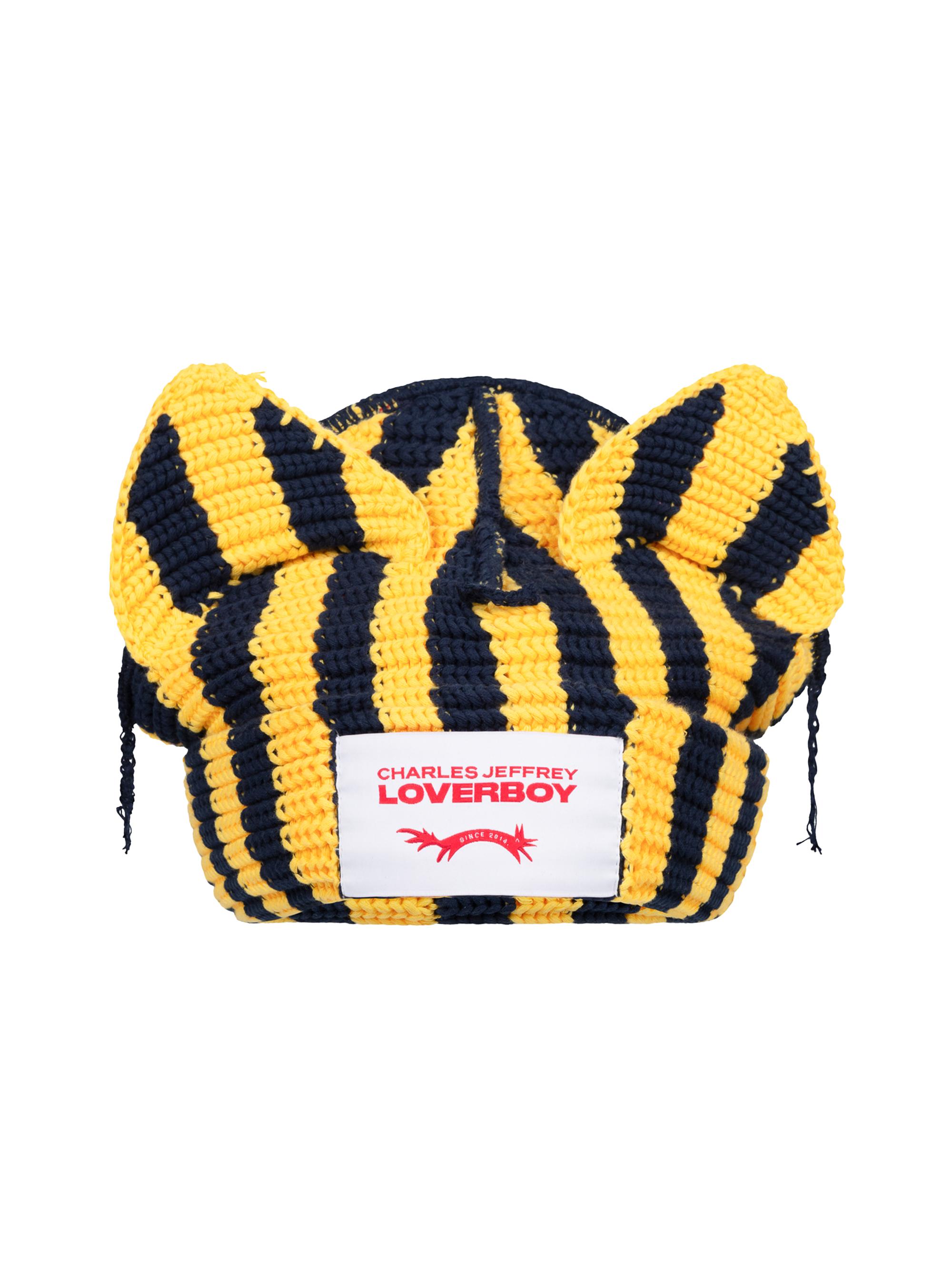 Charles Jeffrey Loverboy Men's Chunky Ears Beanie - Red Blue