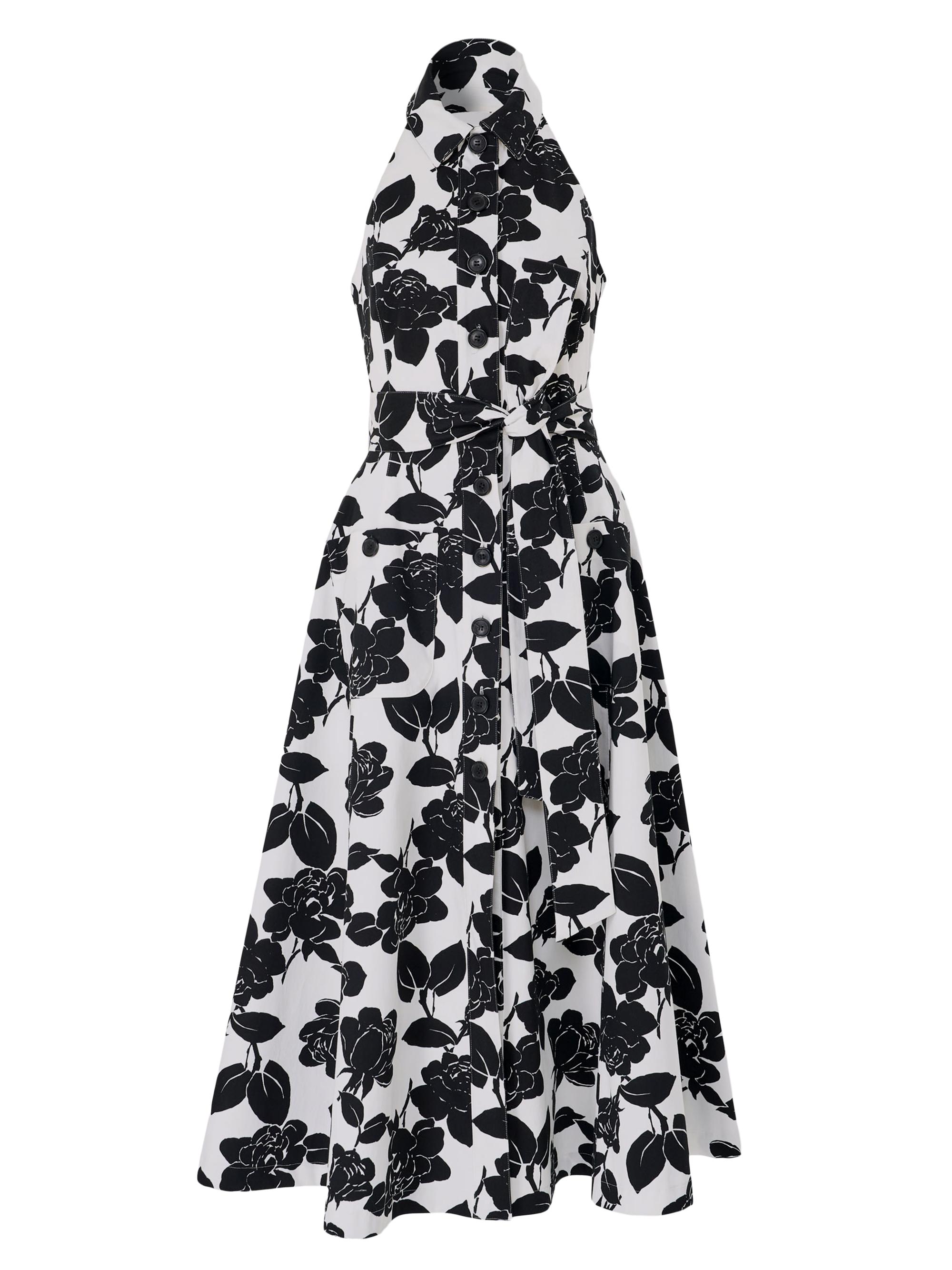 Carolina Herrera Halter Button-Front Midi-Dress | Saks Fifth Avenue