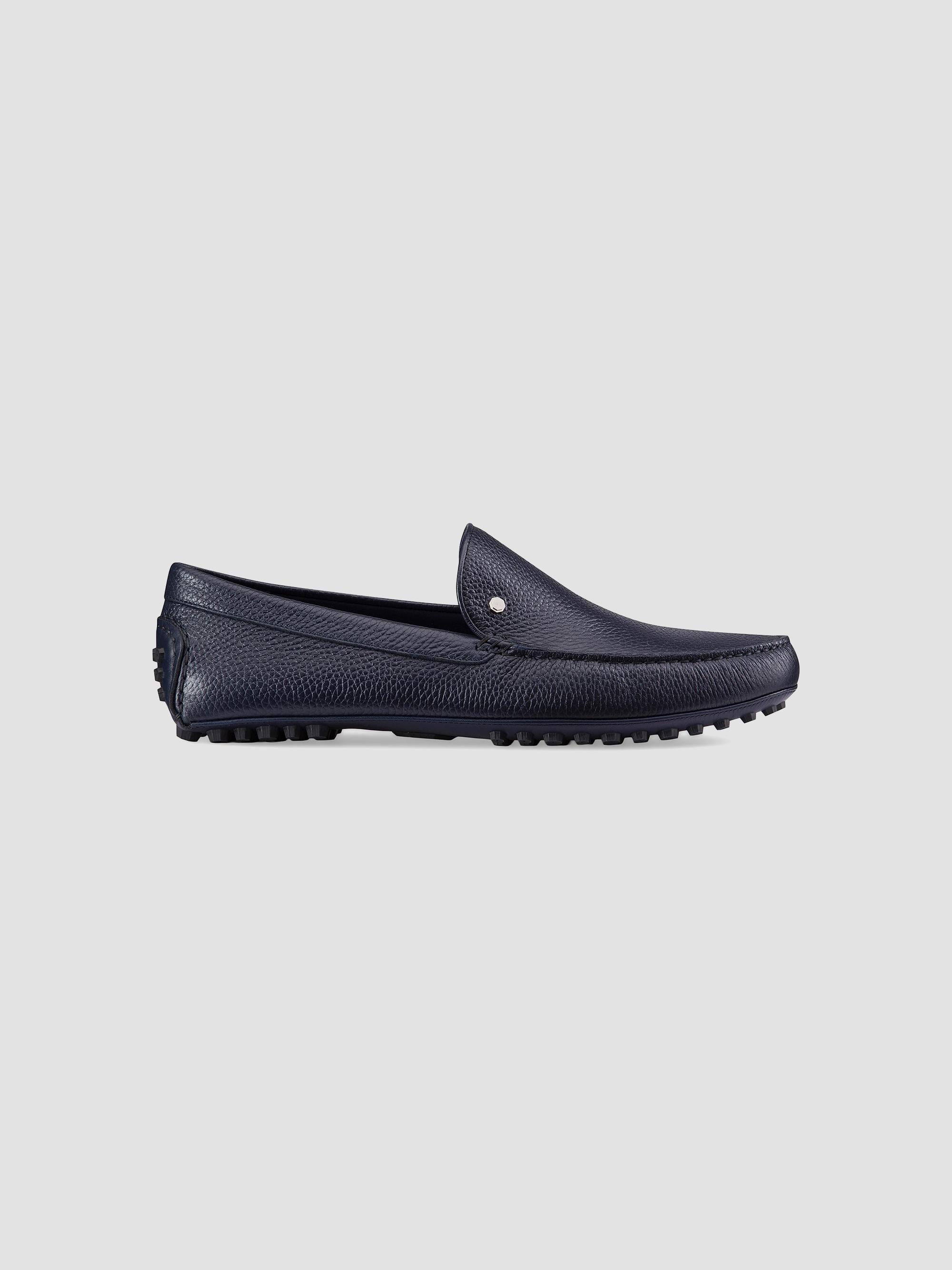 Saks Fifth Avenue Men’s Dk Navy Leather Driving Loafers - US 12 - Made in Brazil Bally Pilot Pavlos Leather Driving Loafers | Saks Fifth Avenue main image 4