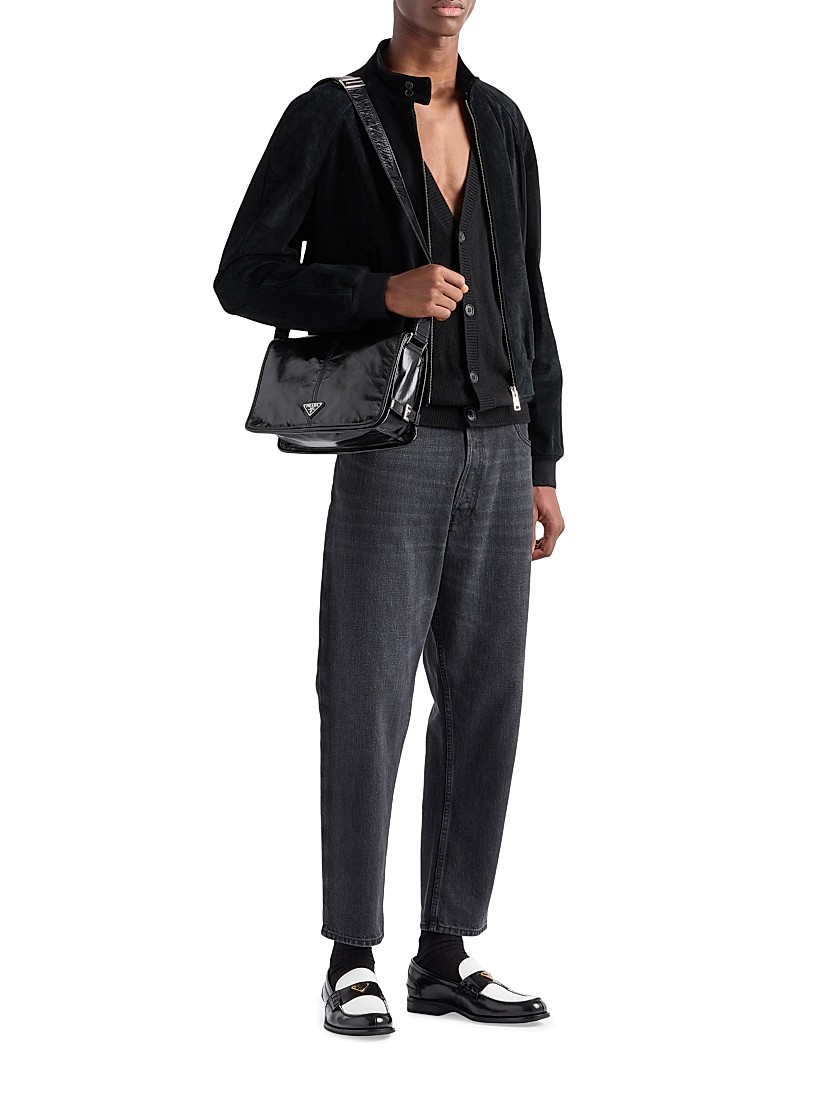 Shop Prada Leather Shoulder Bag | Saks Fifth Avenue Shop Prada Leather Shoulder Bag | Saks Fifth Avenue