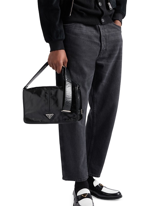 Shop Prada Leather Shoulder Bag | Saks Fifth Avenue Shop Prada Leather Shoulder Bag | Saks Fifth Avenue