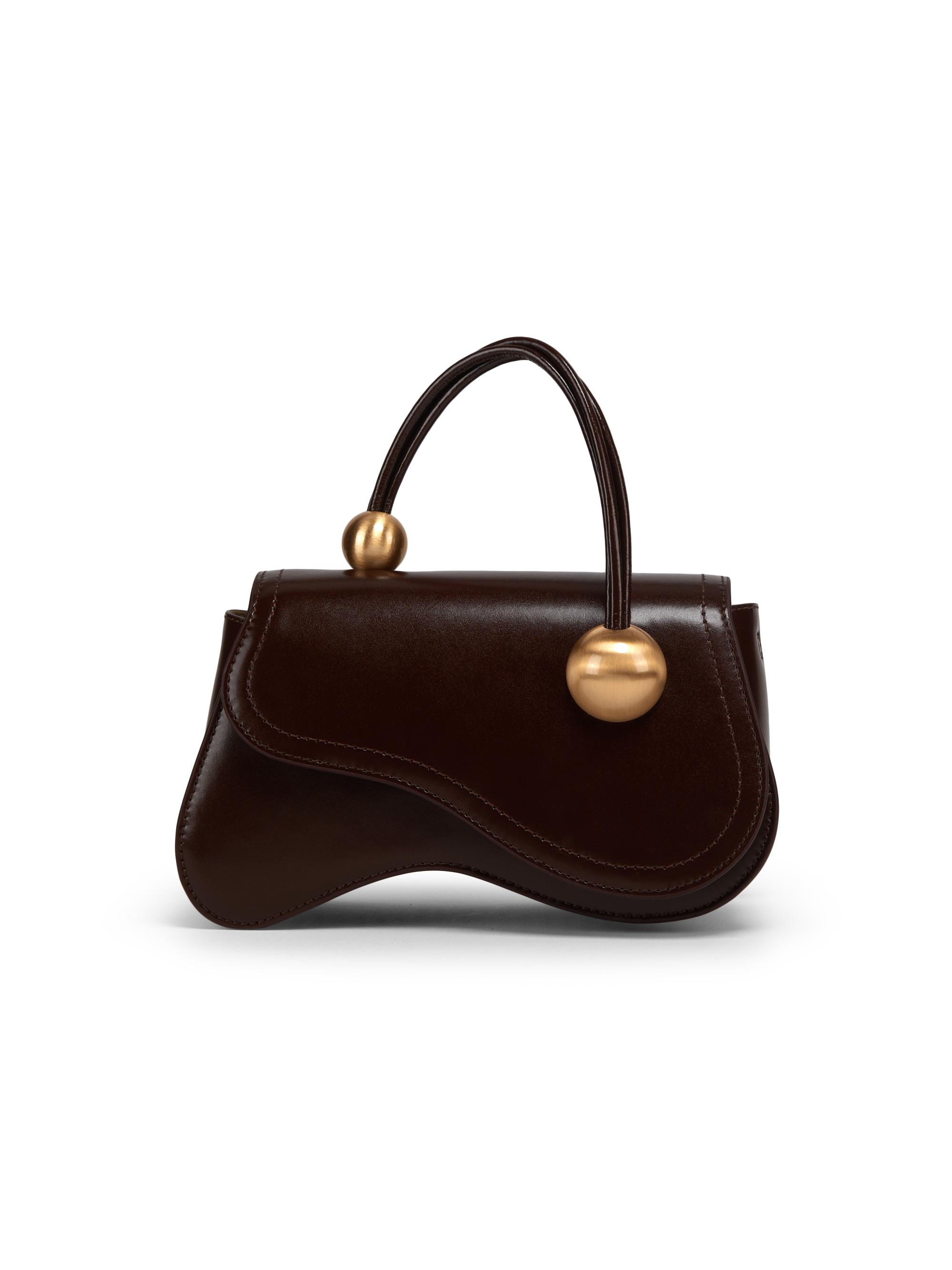Cult Gaia Kazia Leather Top Handle Bag | Saks Fifth Avenue
