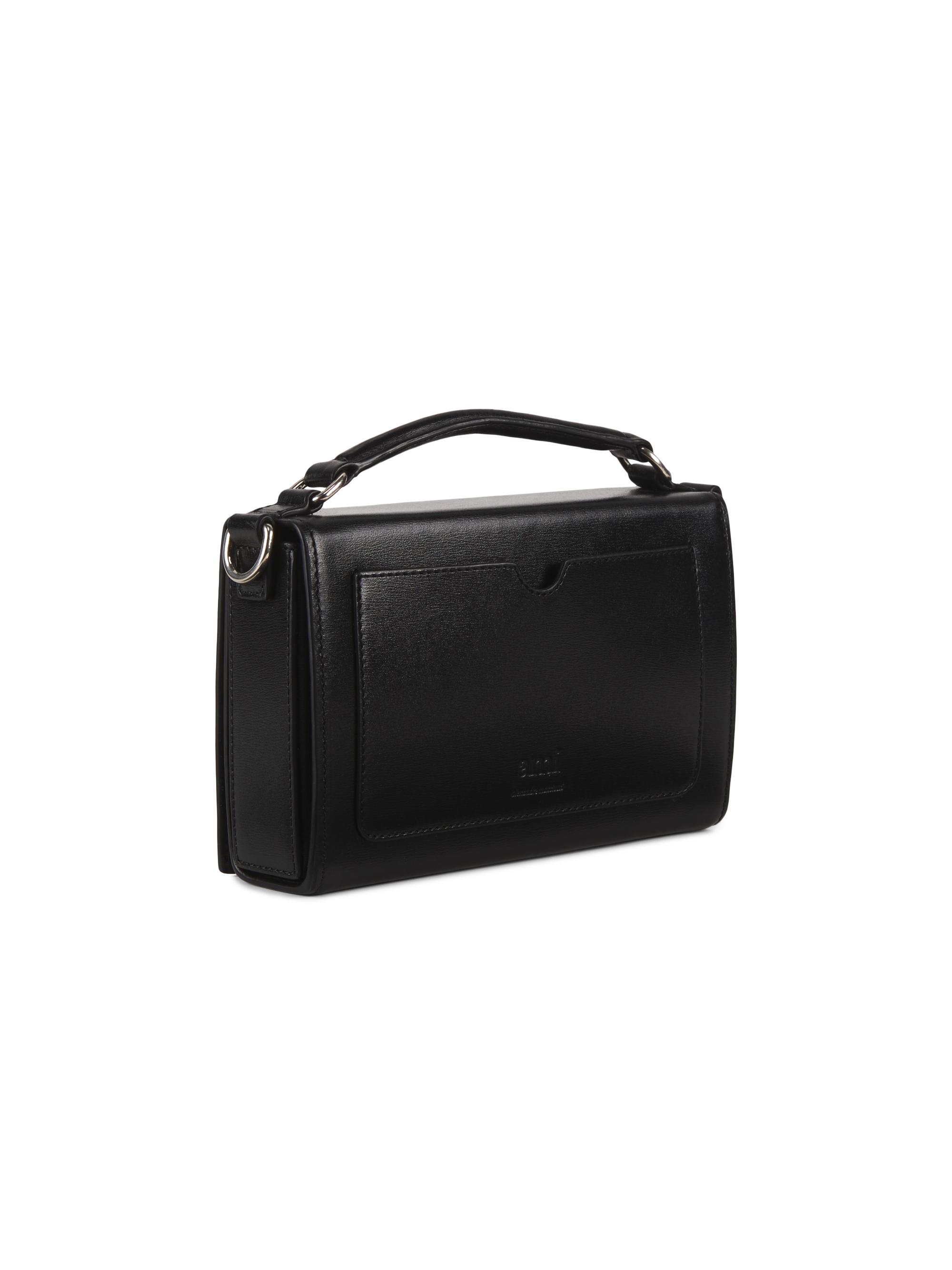 AMI Paris Ami de Coeur Leather Lunch Box Bag | Saks Fifth Avenue