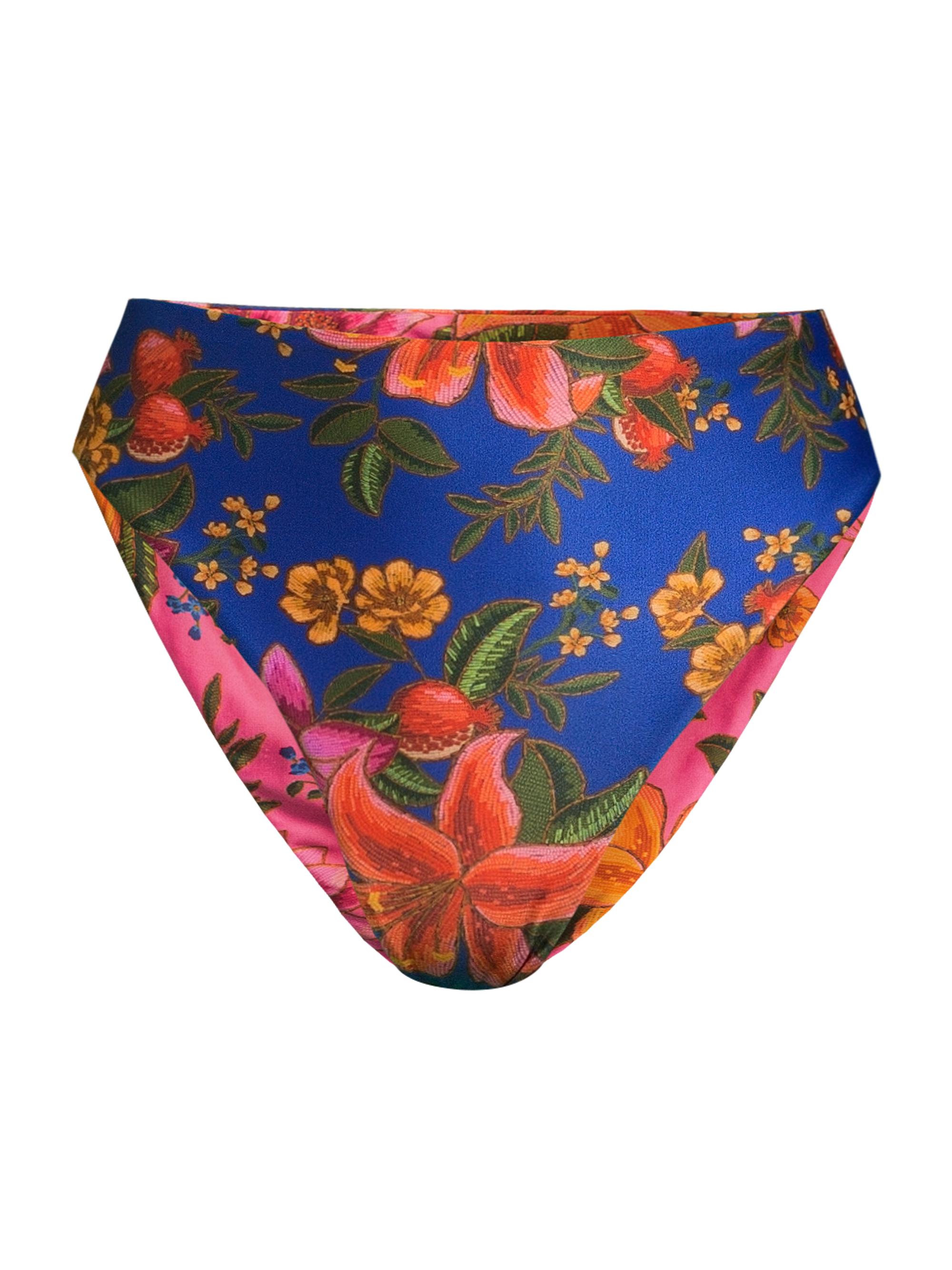 Farm Rio Women's Summer Fruit High-Waisted Bikini Bottom