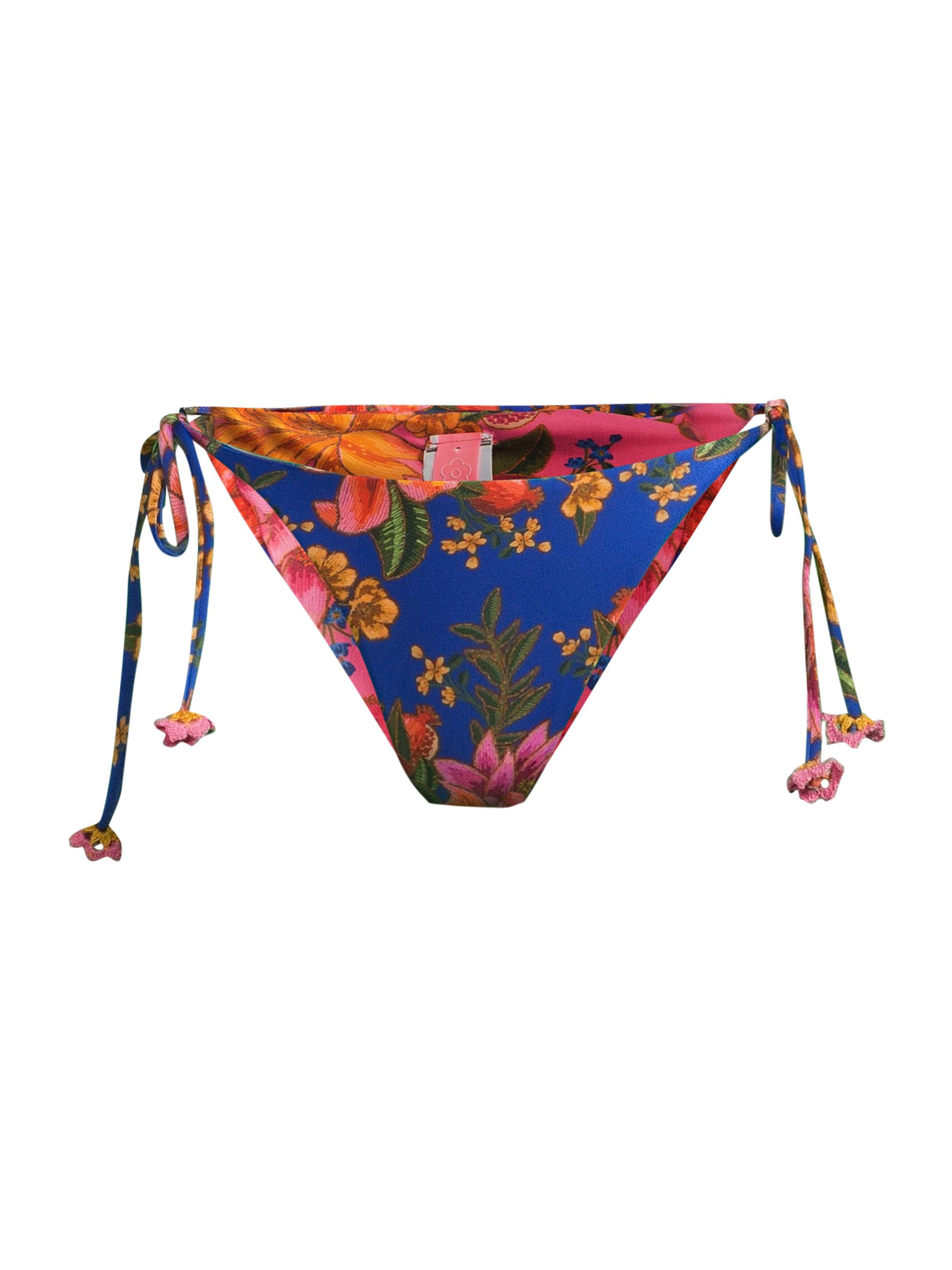 Farm Rio Women's Summer Fruit Reversible Tie Bikini Bottom