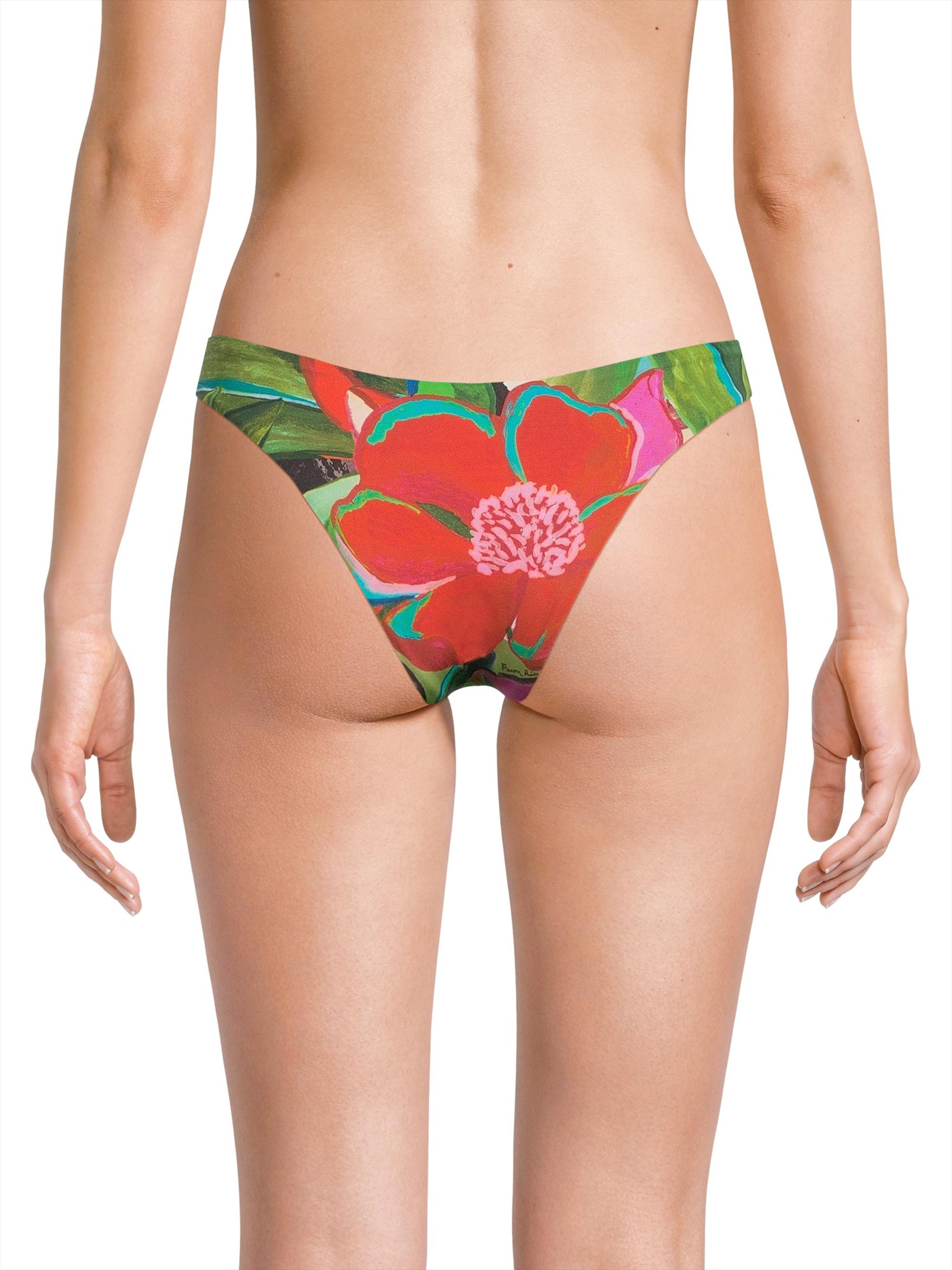 Farm Rio Jardin de Reve Low-Rise Bikini Bottoms | Saks Fifth