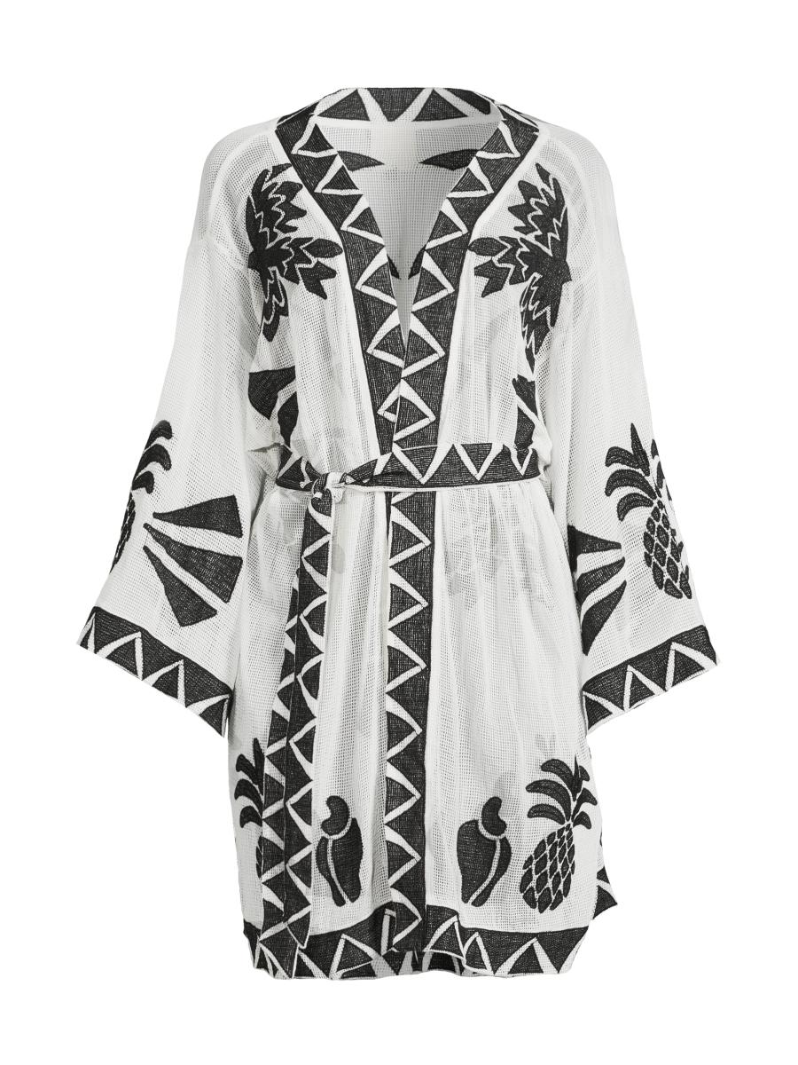 Farm Rio Coconut Robe Minidress | Saks Fifth Avenue