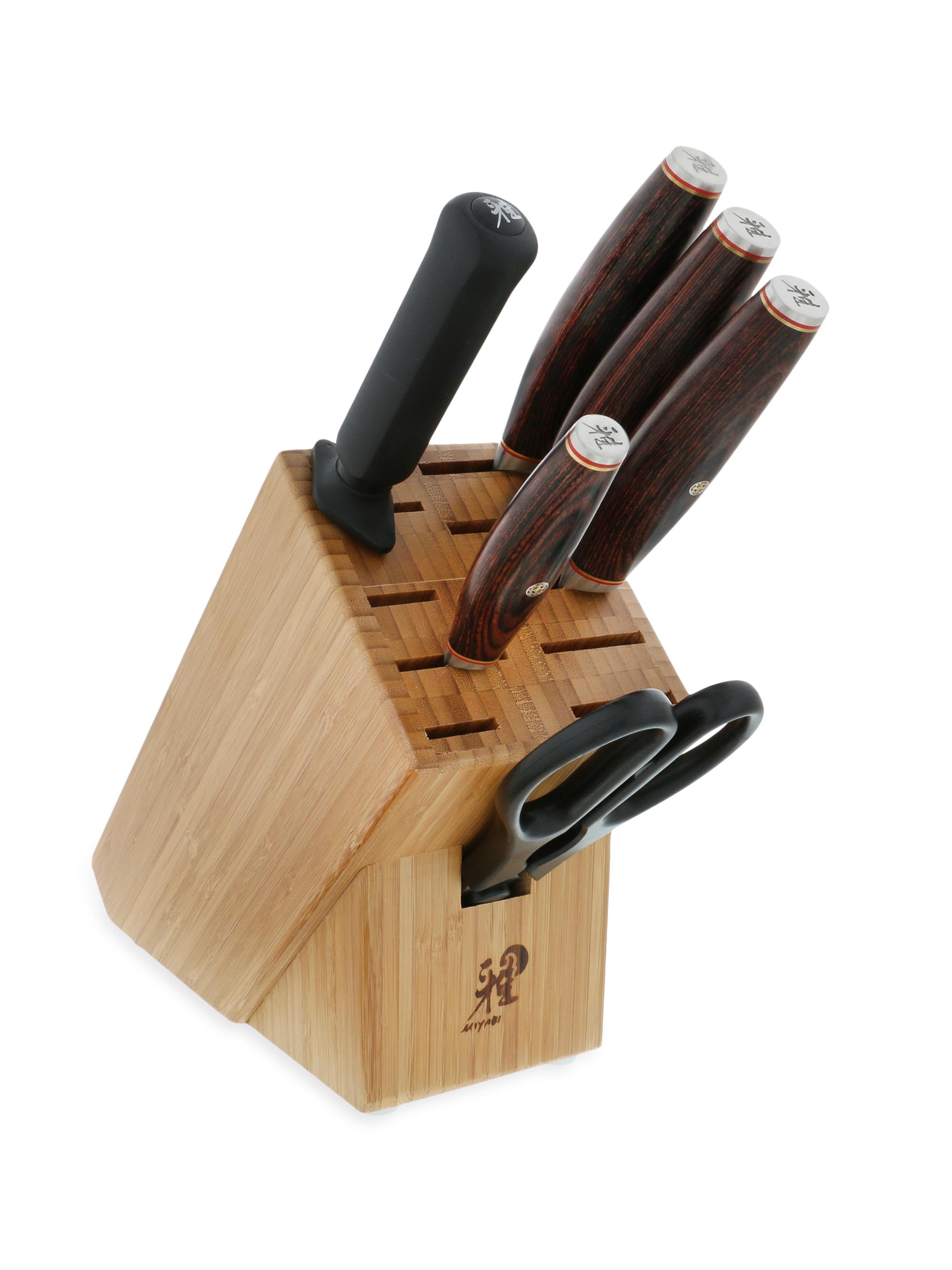 Miyabi Artisan 7 Piece Knife Block Set - Stainless Steel
