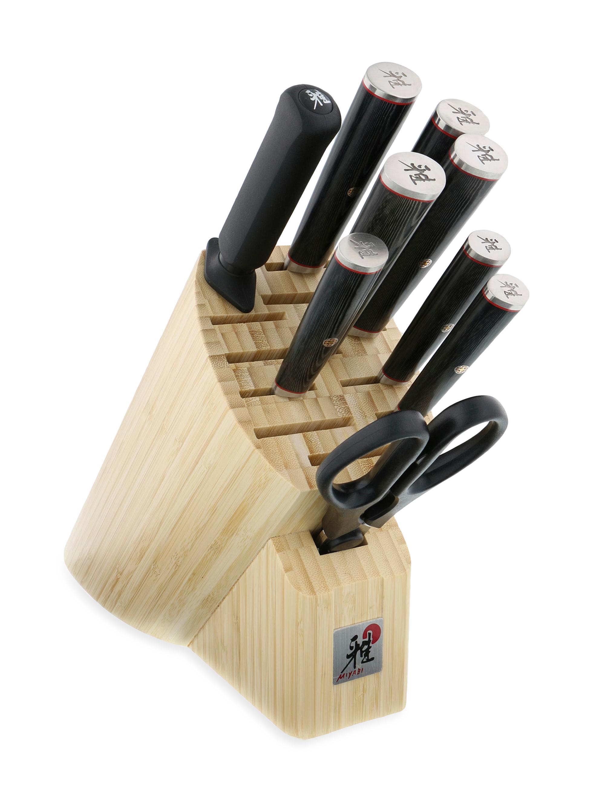Miyabi Kaizen 10 Piece Knife Block Set - Black