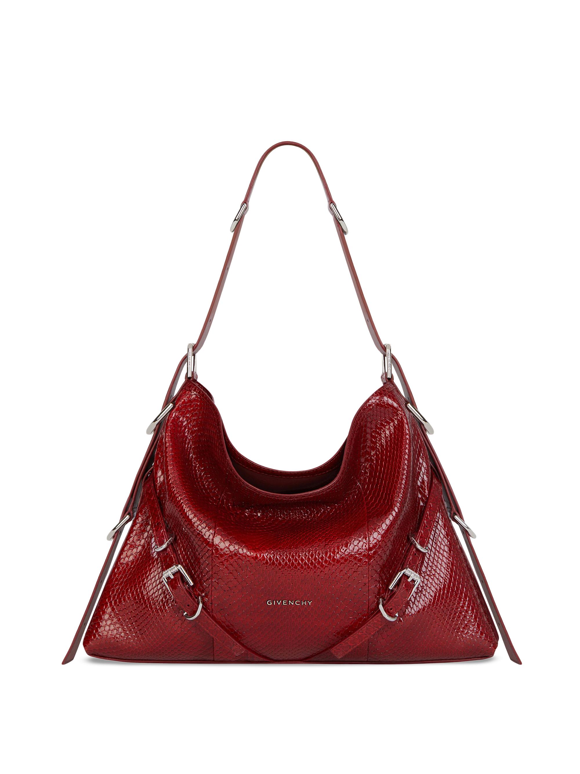 Givenchy Women's  Voyou Bag in Python - Dark Red