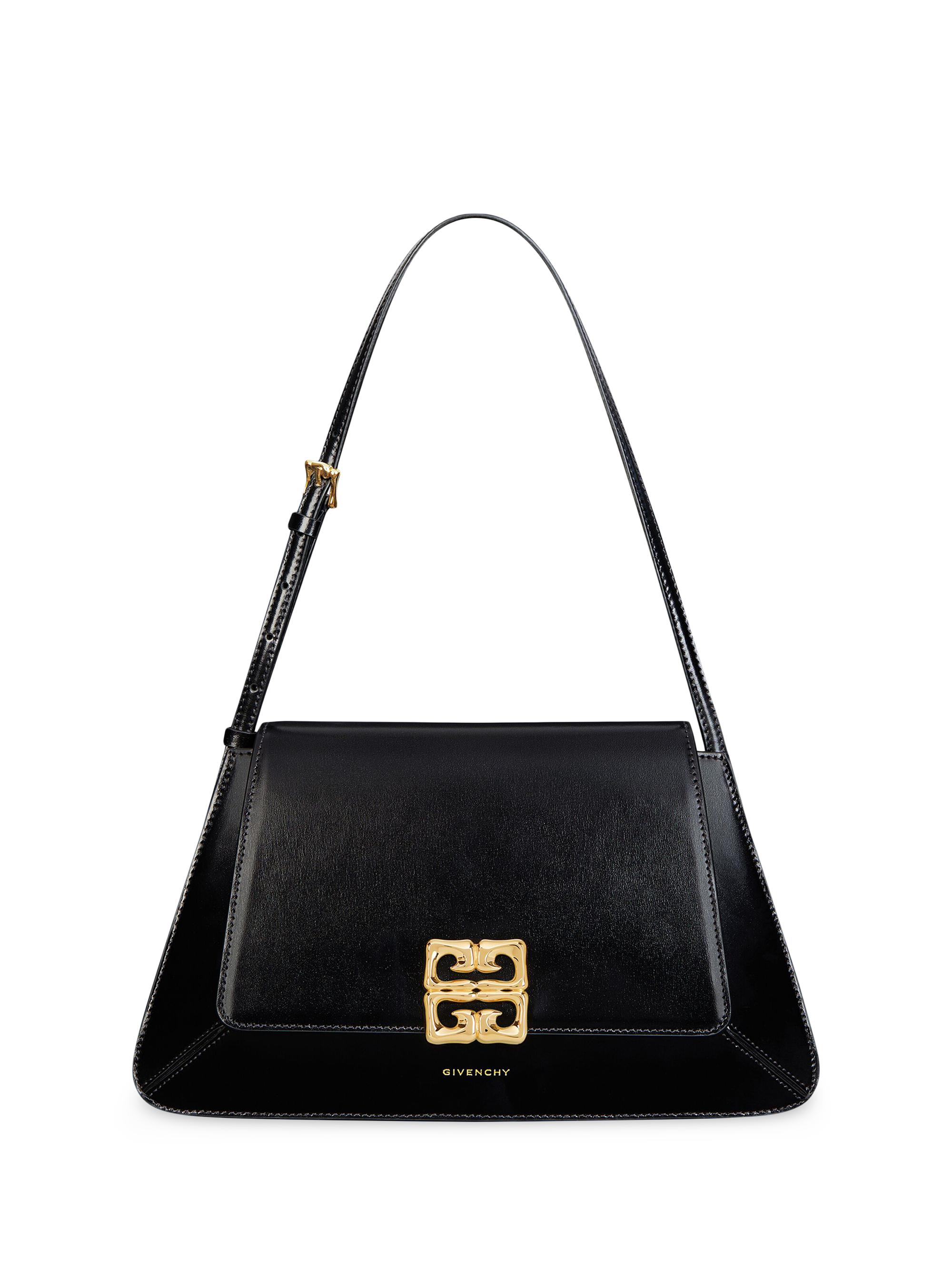 Givenchy Women's 4G Liquid Bag in Box Leather - Black