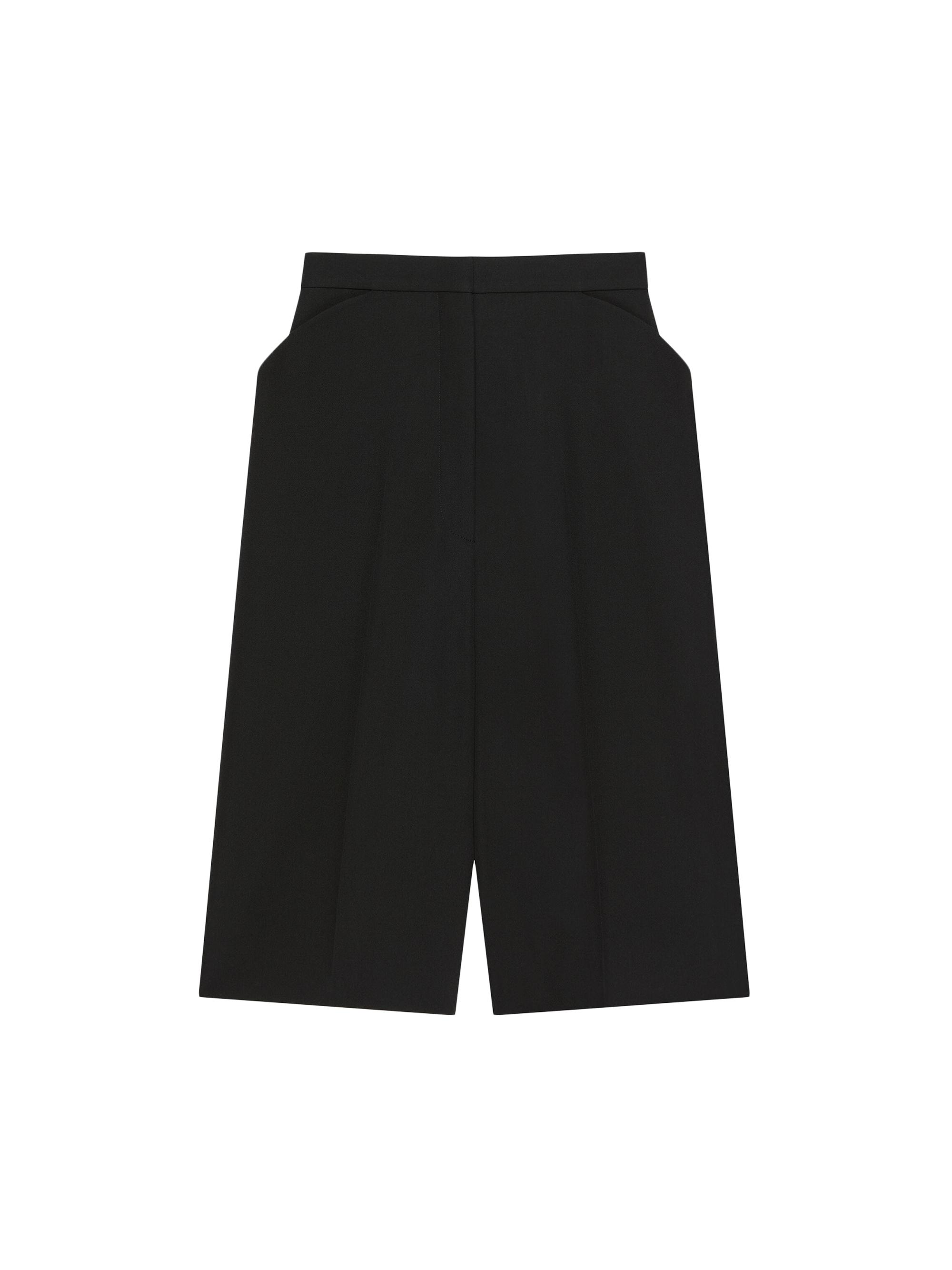 Givenchy Women's Bermuda Shorts in Wool - Black