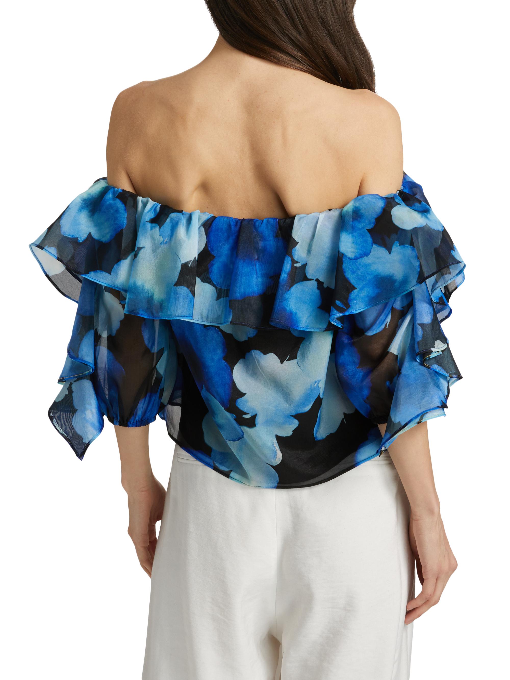 Petal Sheer Frill Shirt