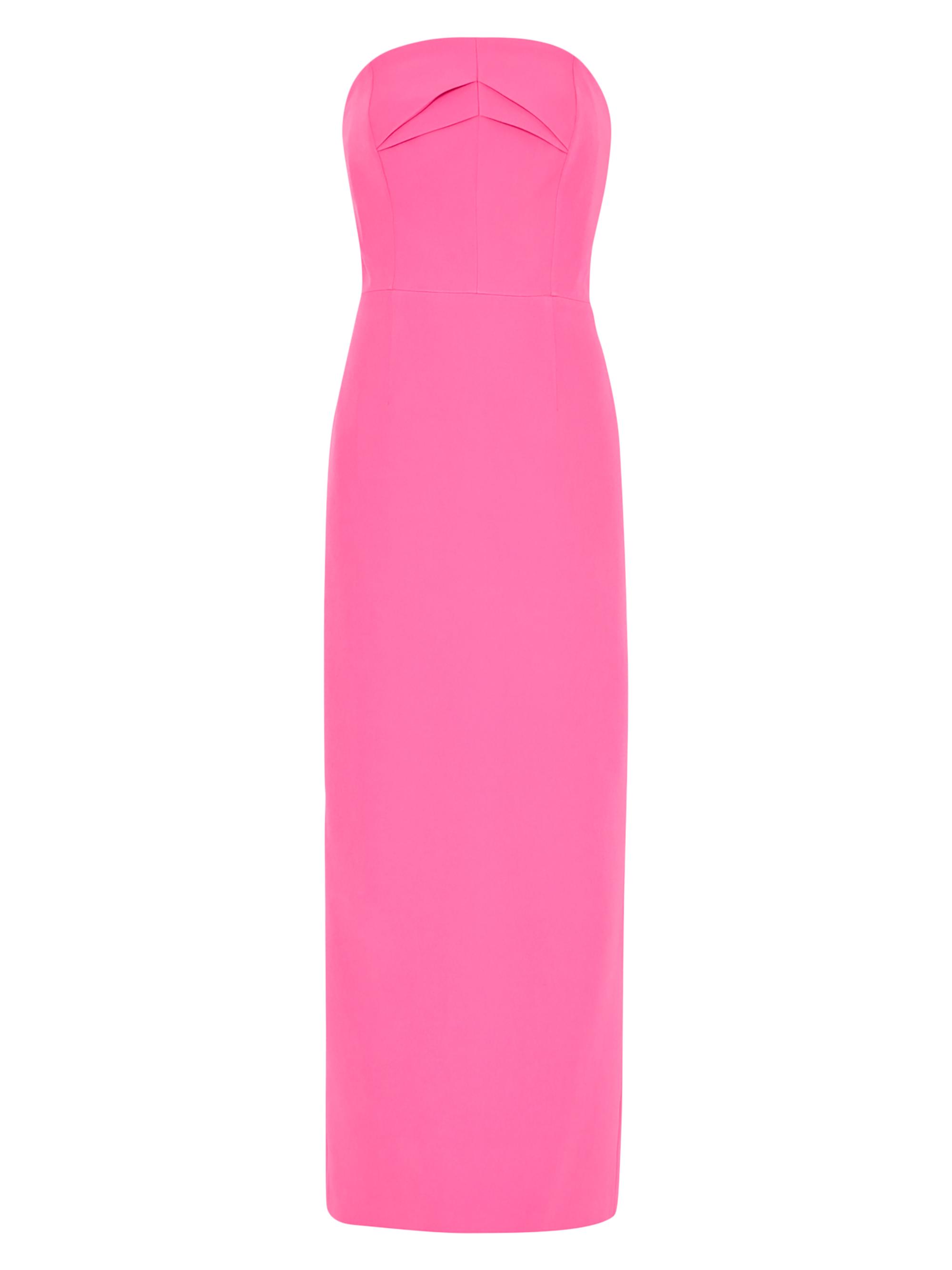 Milly Women's Taylor Cady Triangle Pleat Midi-Dress - Pink