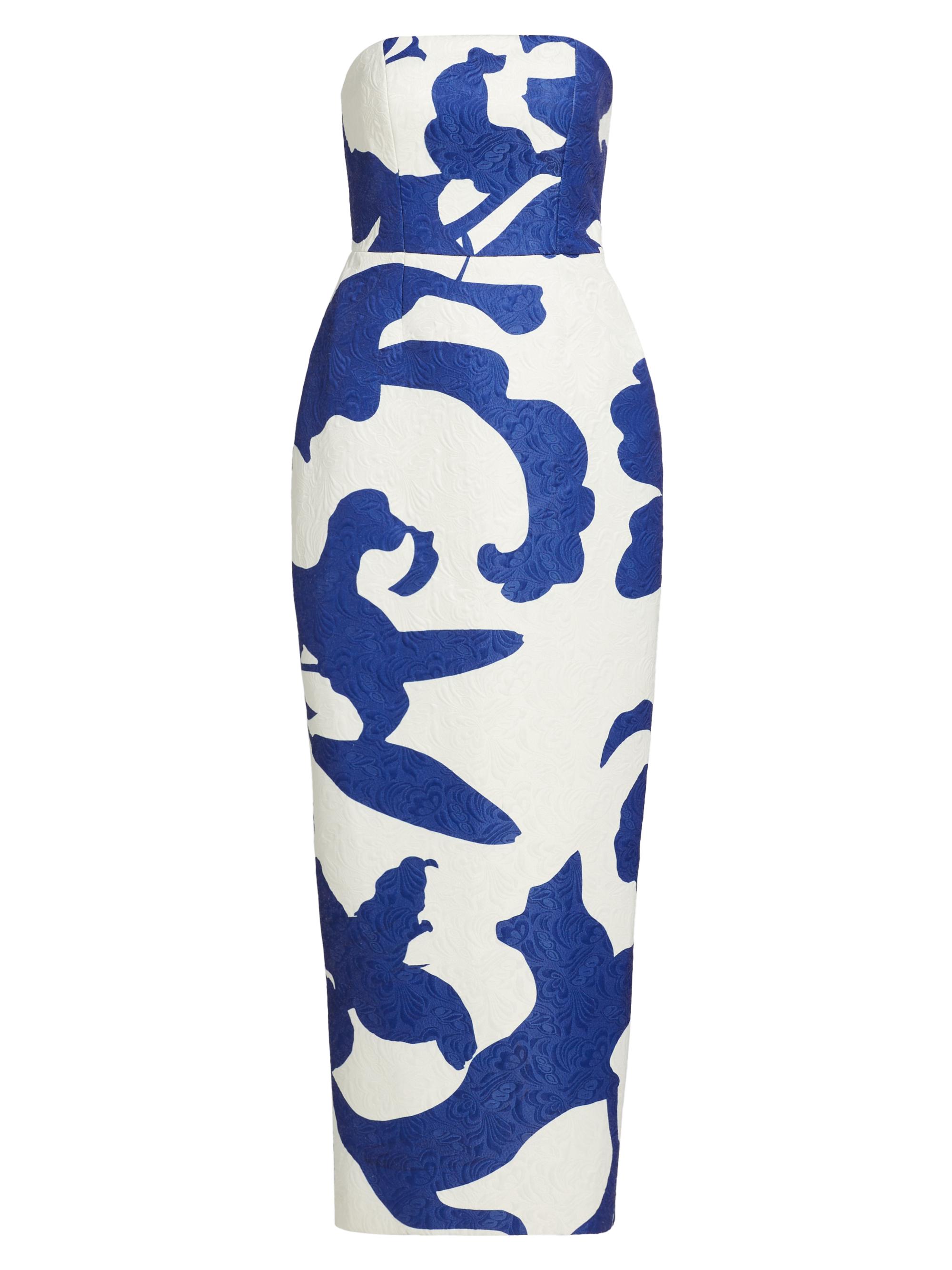 Milly Orion Camellia Jacquard Column Gown | Saks Fifth Avenue