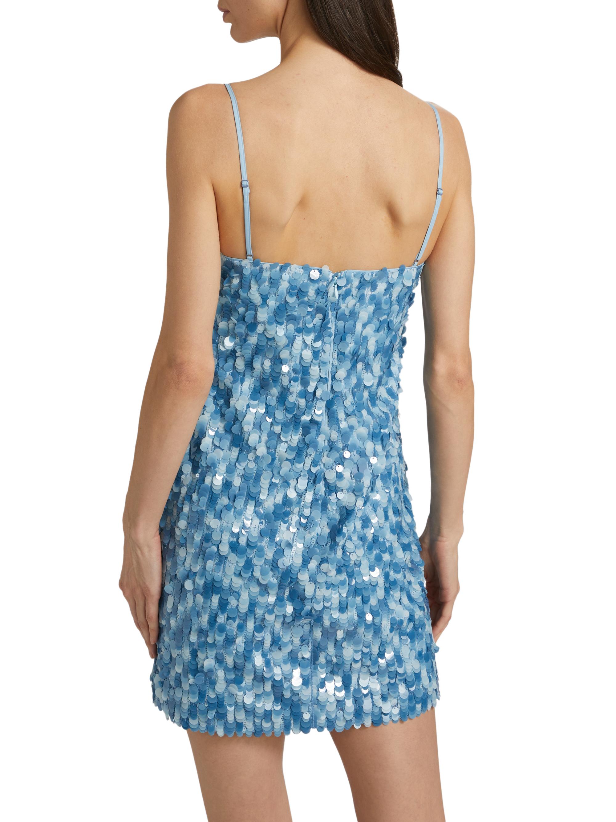 Colette Sequined & Beaded Minidress