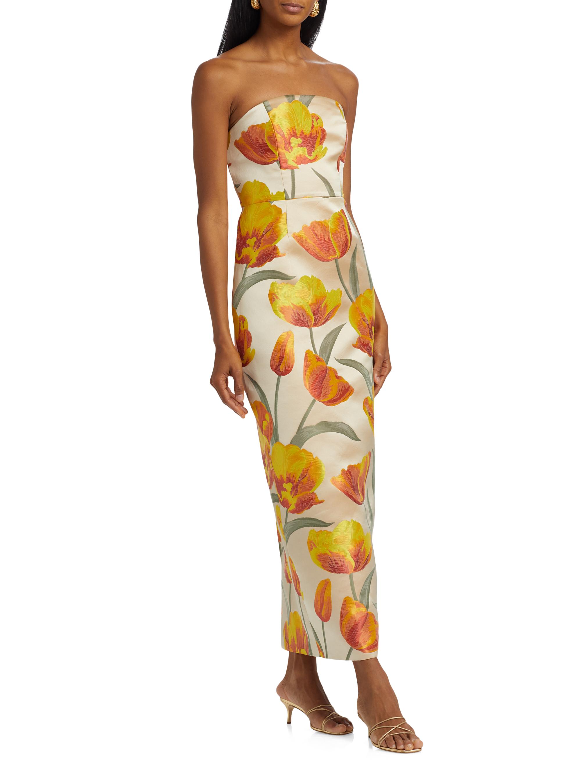 soor ploom Ismay Dress Tulip Print♡8Y soor ploom Ismay Dress Tulip Print♡8Y