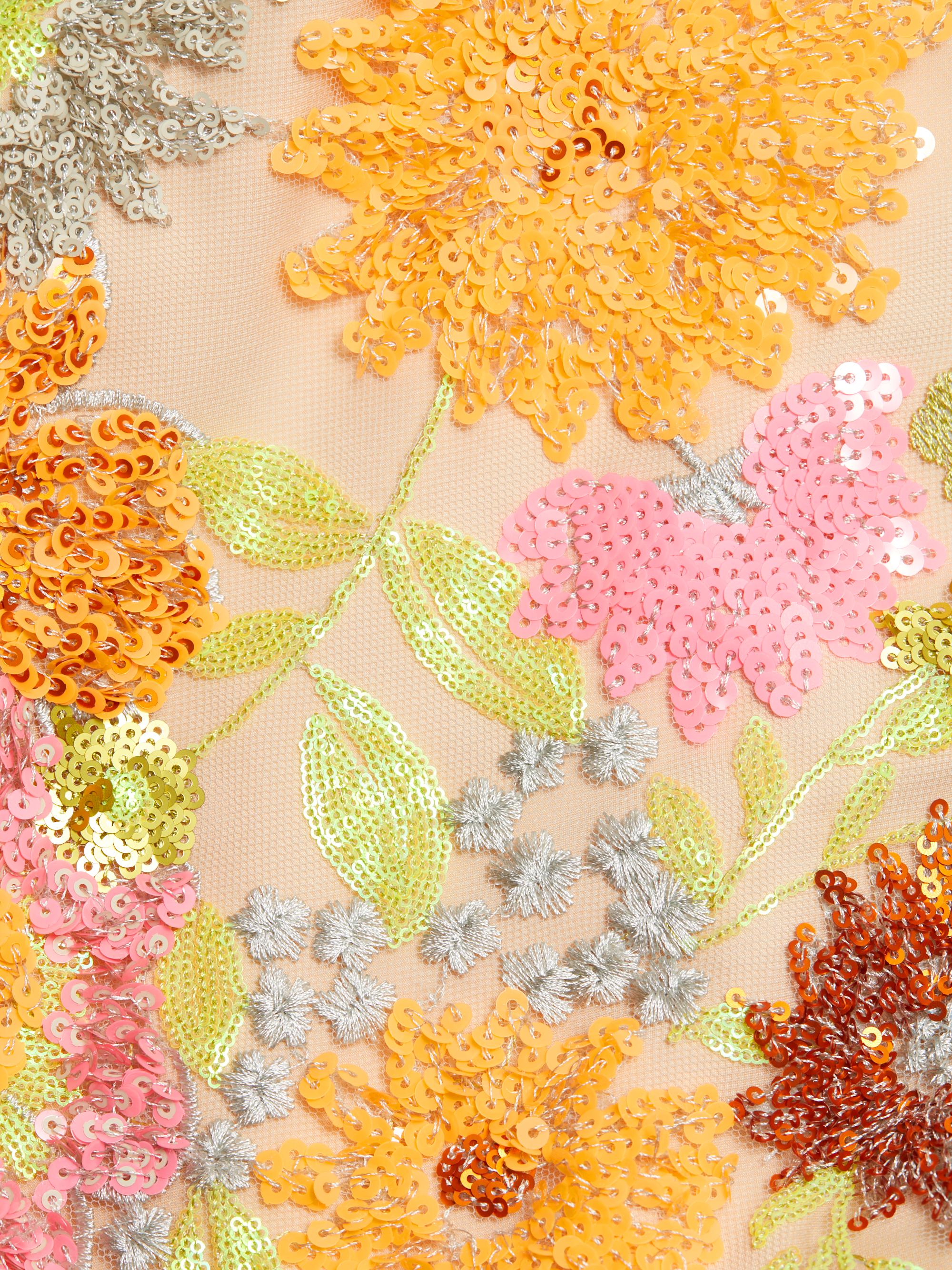 【美品/size1】Acka all sheer flower dress Milly Cascading Floral Embroidered Dress | Saks Fifth Avenue