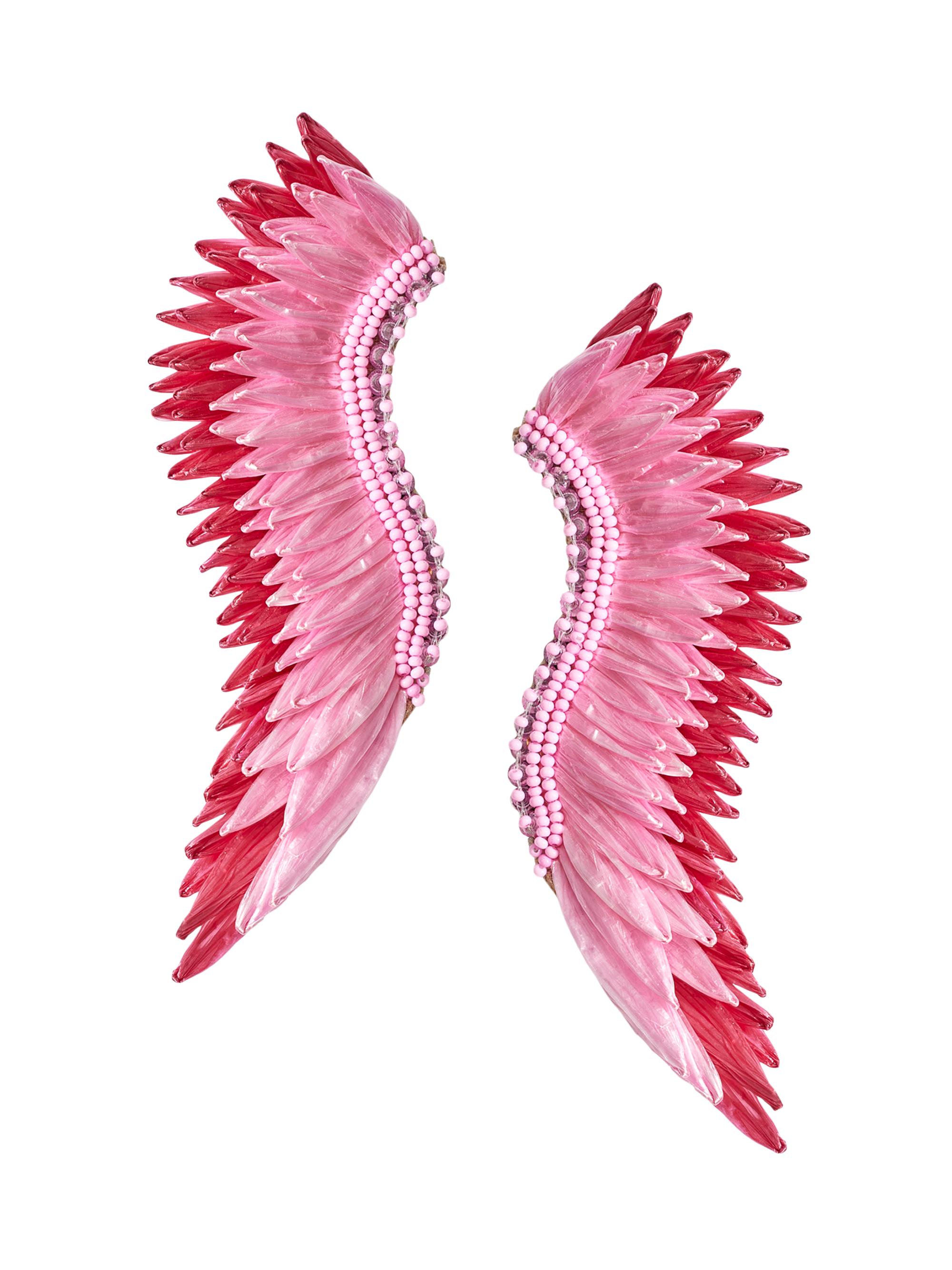 Mignonne Gavigan Women's Madeline Beaded Raffia Earrings - Pink Multi