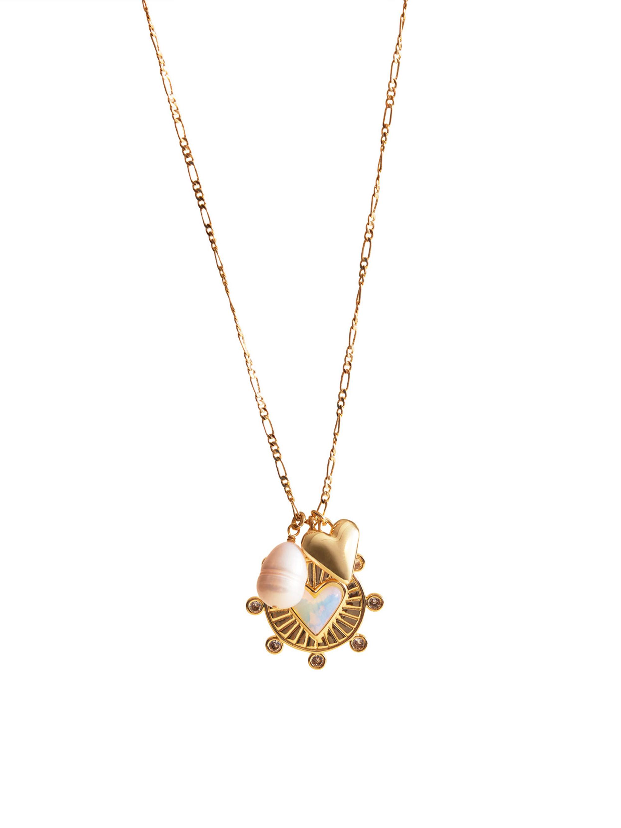 Mignonne Gavigan Women's Bacchus 14K-Gold-Plated, Freshwater Pearl & Mother-Of-Pearl Charm Necklace - Gold