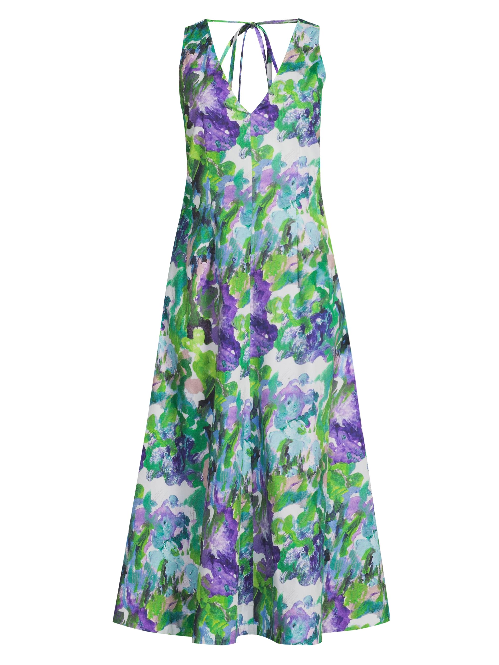 Natori Women's Ayame Floral Watercolor-Print Maxi Dress
