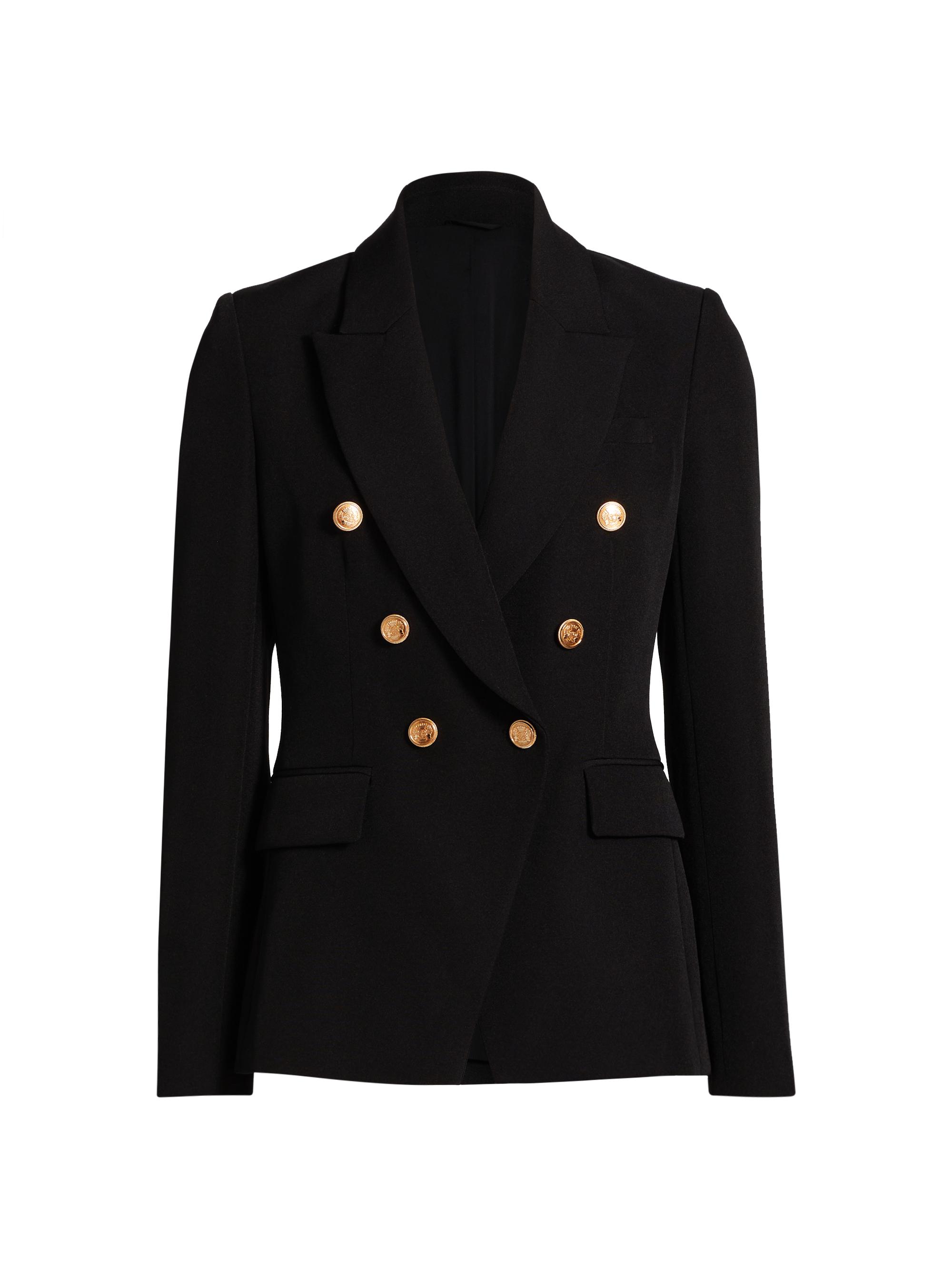 Toccin Women's Mia Double-Breasted Blazer - Jet