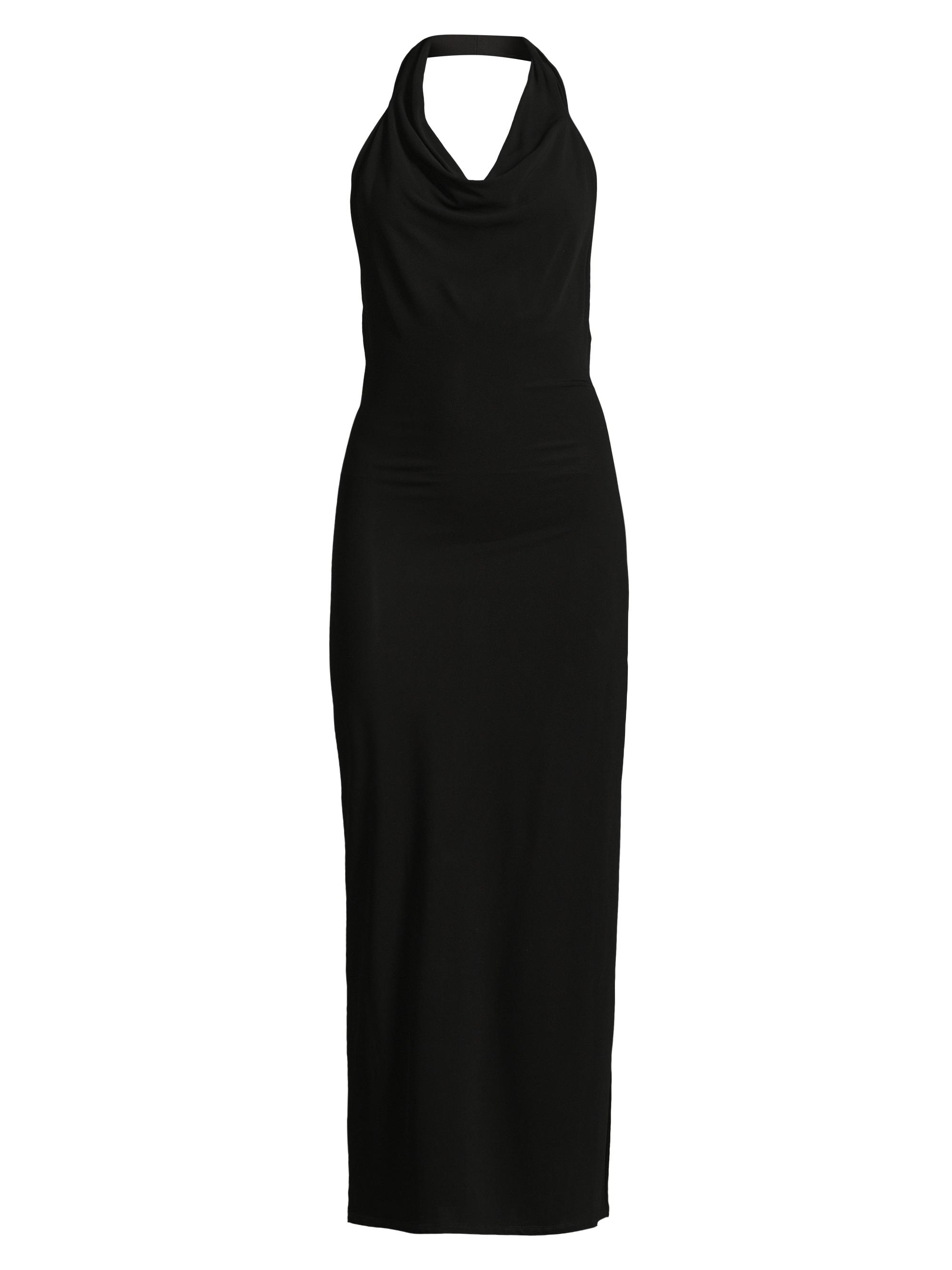 Natori Women's Matte Jersey Halter Maxi Dress - Black
