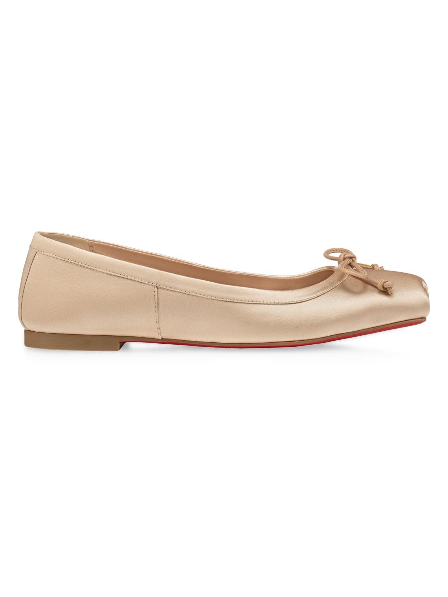 【Christian Louboutin】最新作★MAMADRAGUE スエード フラット Christian Louboutin | Mamadrague black leather spikes flats