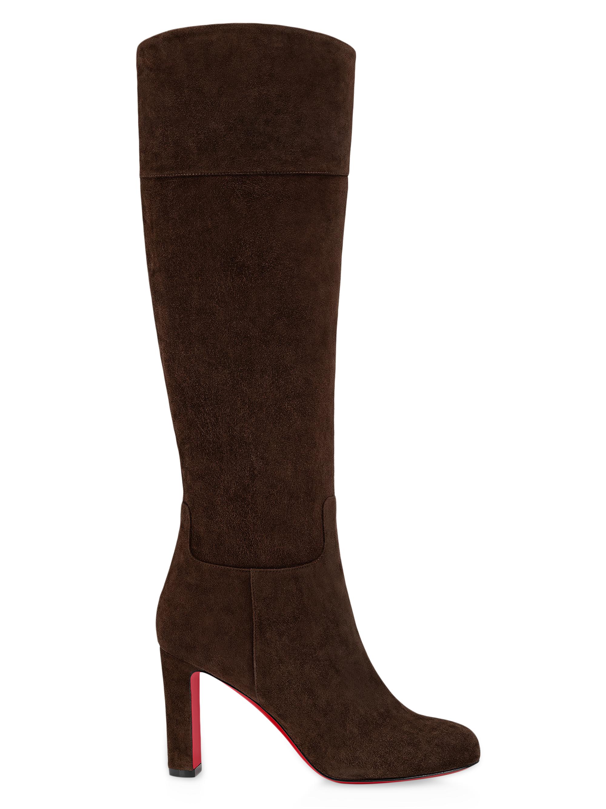 Christian Louboutin Women's Loo Botta 5MM Veau Velours Boots - Cosme