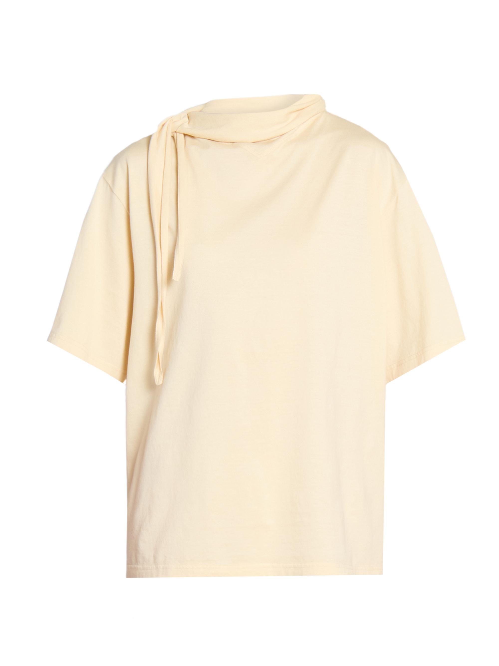 Lemaire Women's Foulard Cotton T-Shirt - Ice Apricot