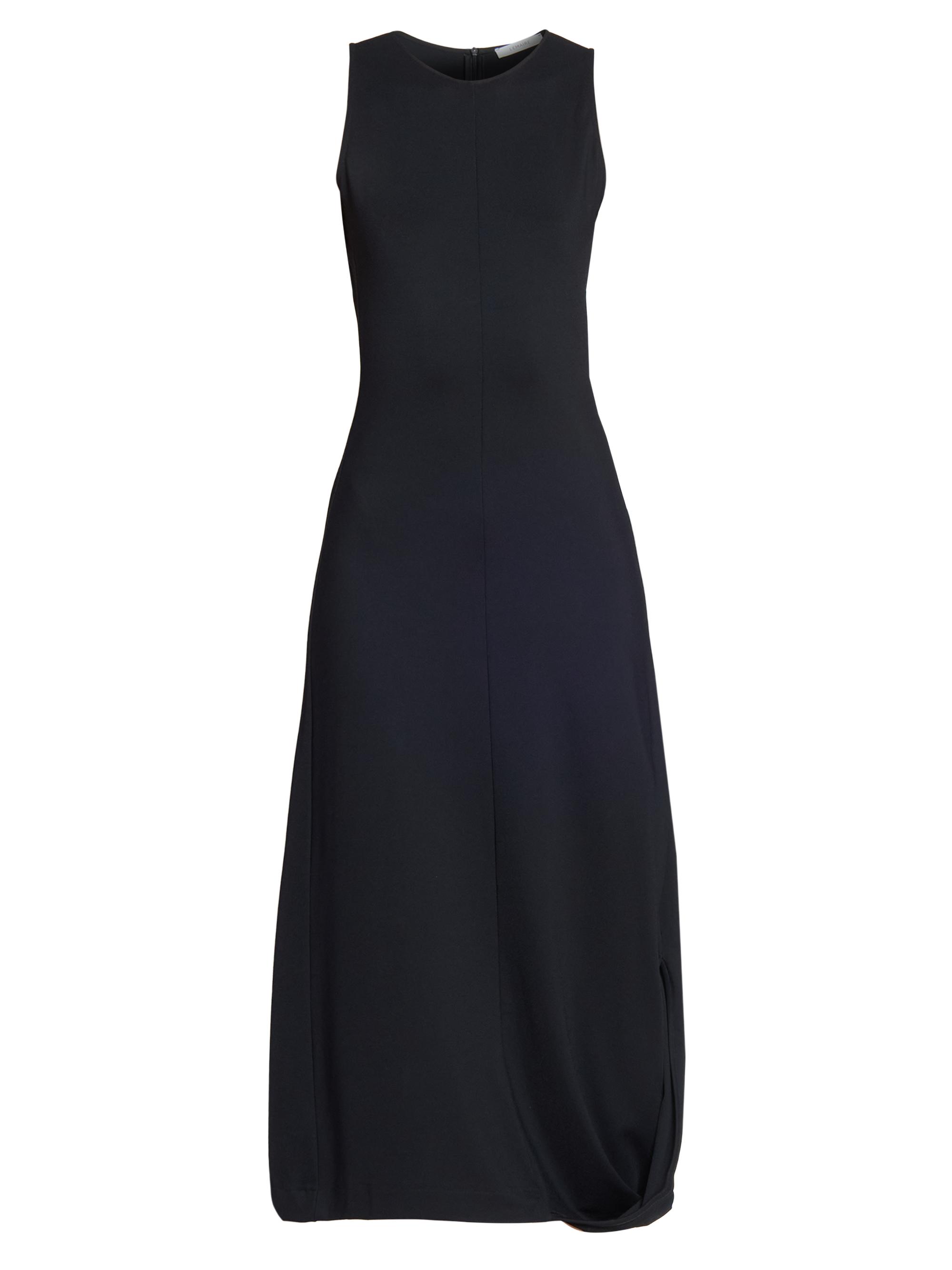 Lemaire Women's Twisted Hem Midi-Dress - Black