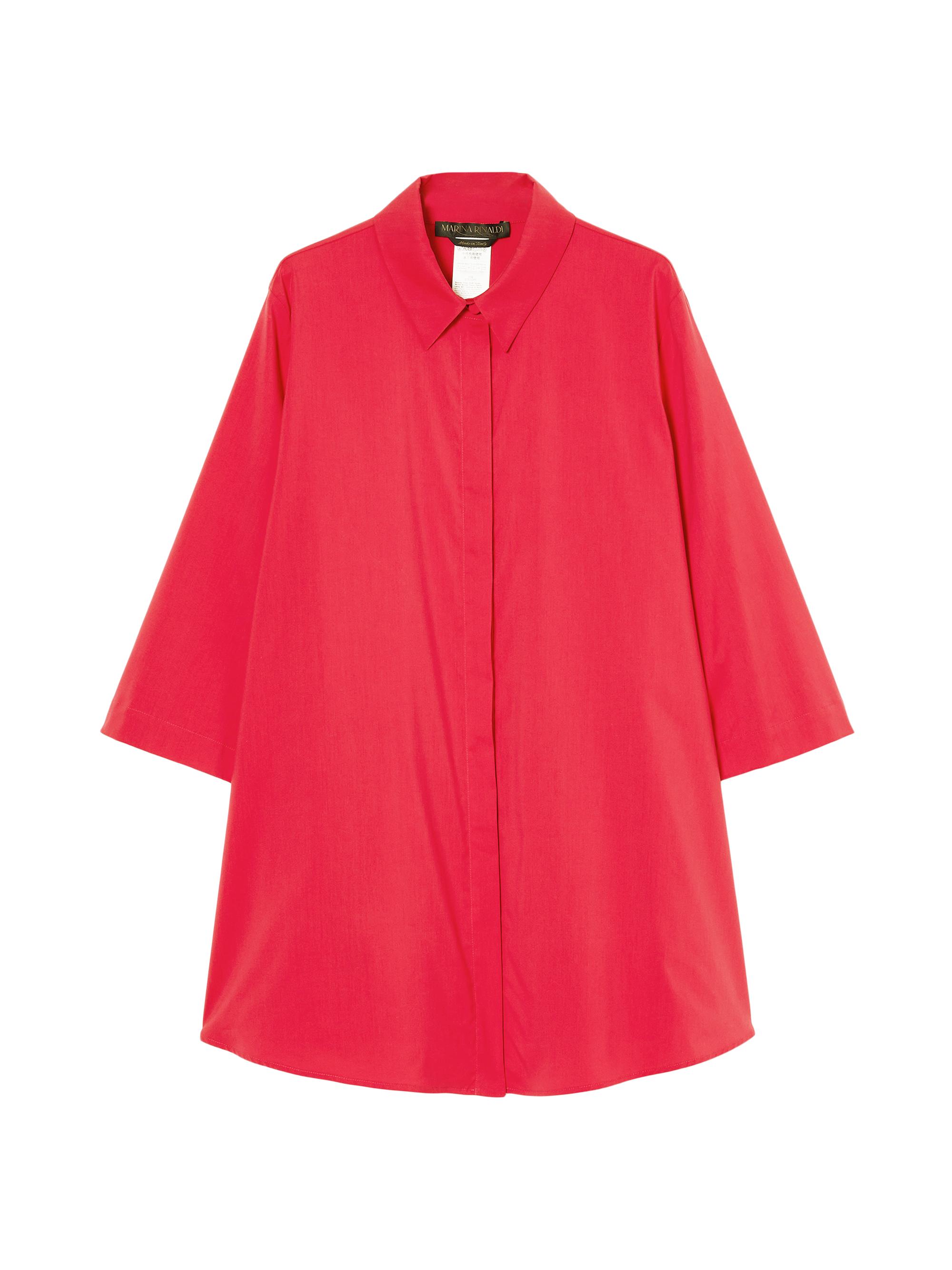 Marina Rinaldi Women's Plus Gioco Cotton Button-Front Jacket - Pink Red