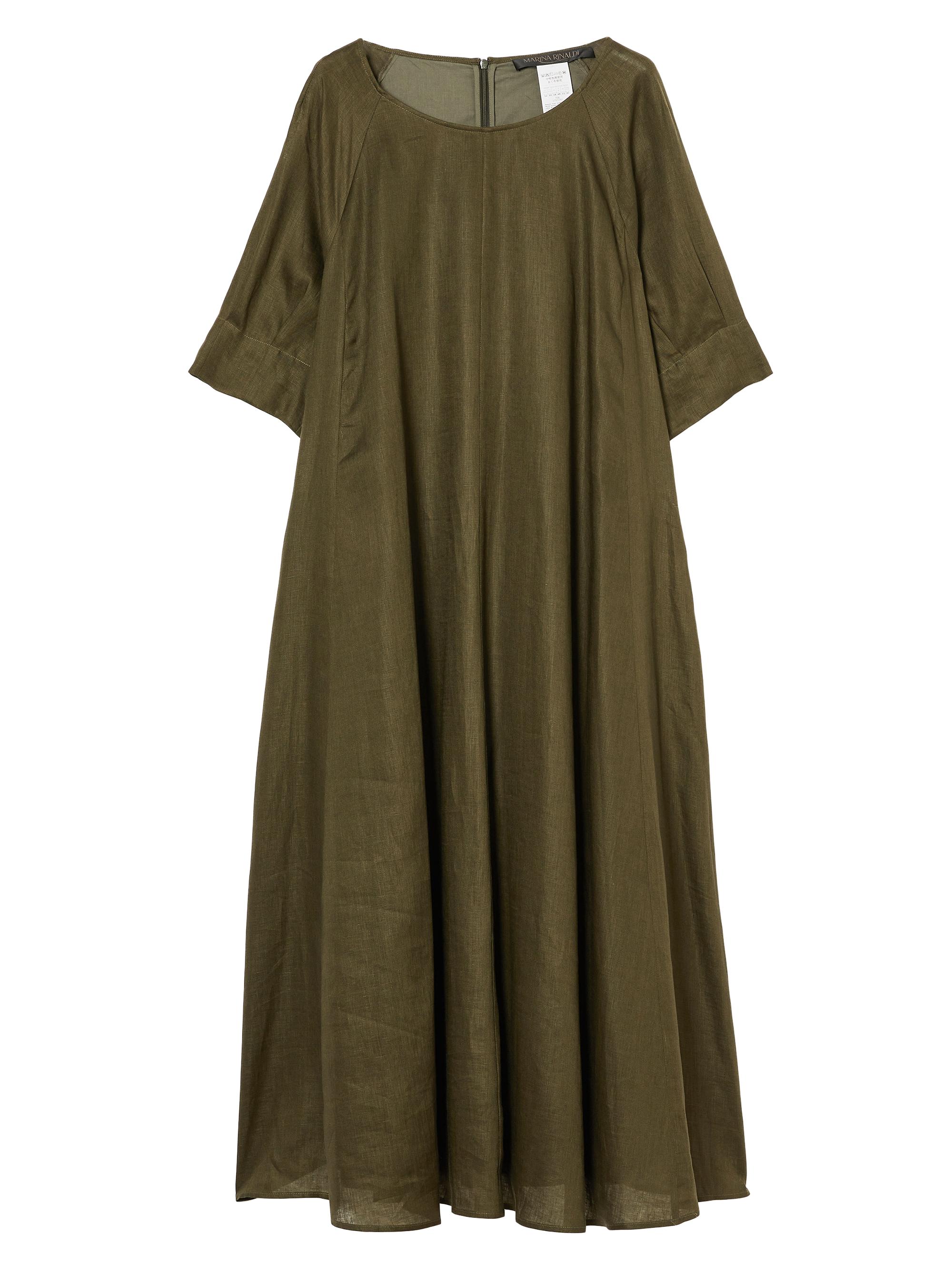 Marina Rinaldi Women's Kiens Linen Maxi Dress - Khaki