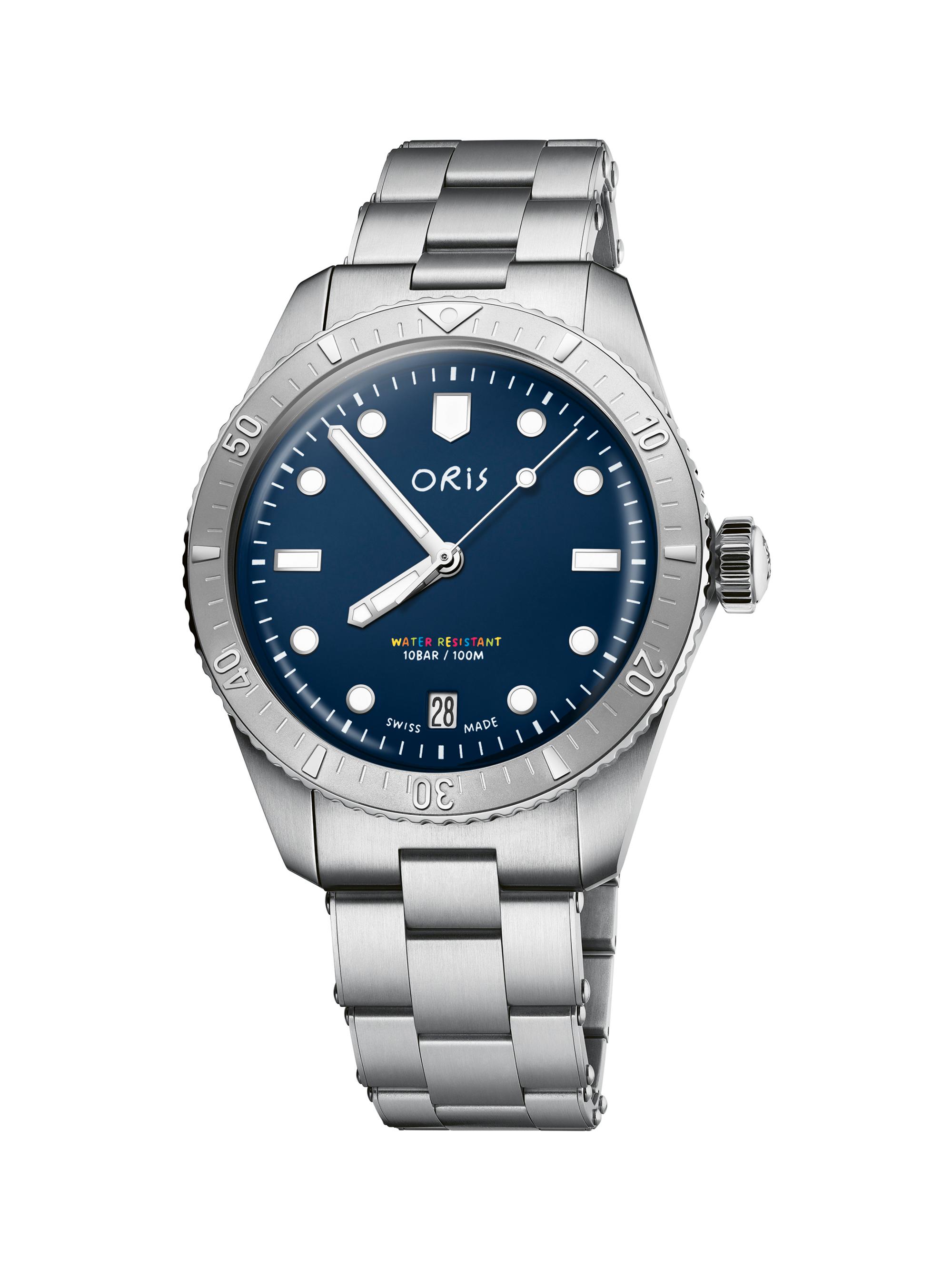 Oris Men's Divers 65 Date Stainless Steel Bracelet Watch/38MM - Steel