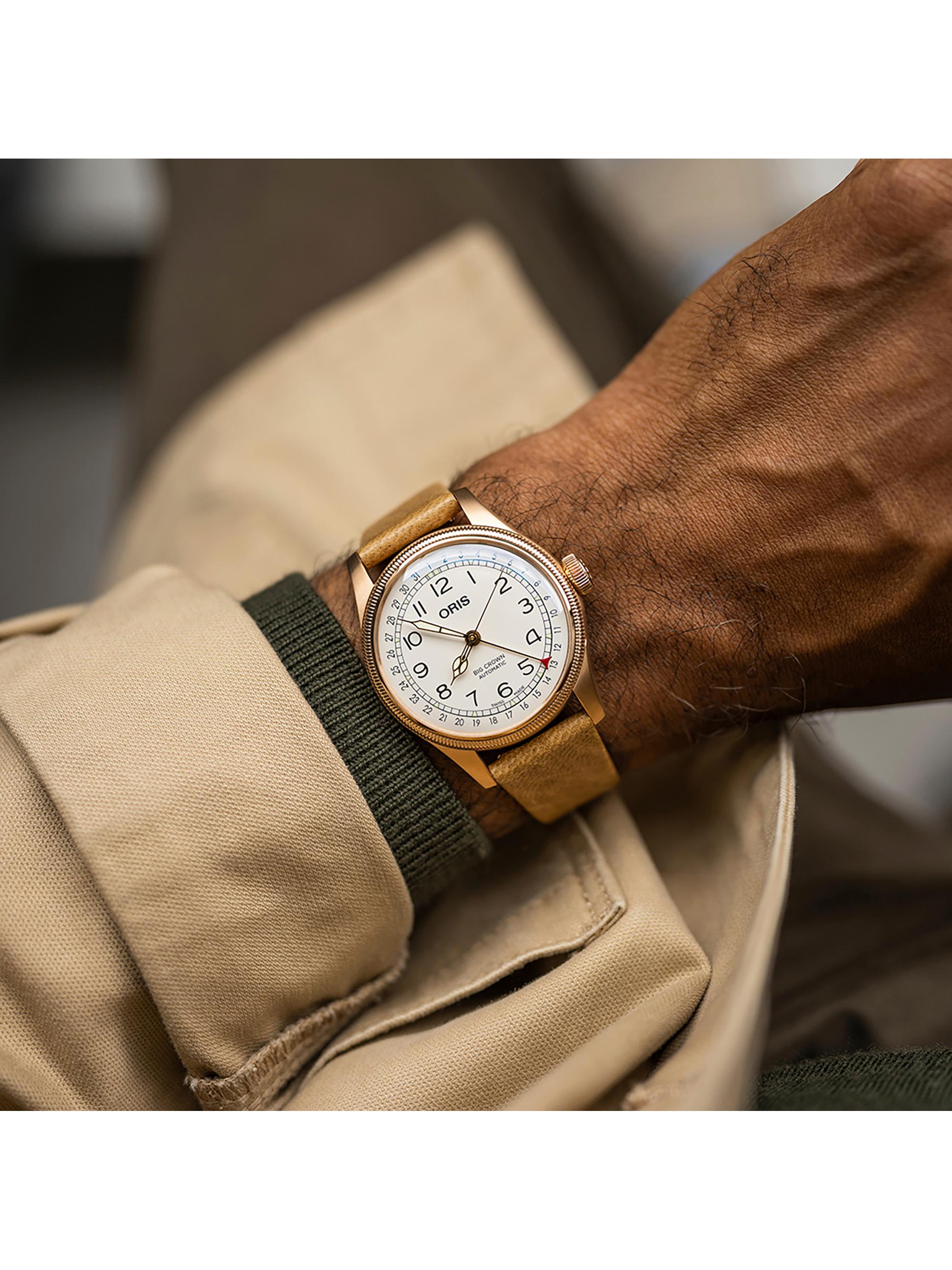 Oris Big Crown Father Time Limited Edition Bronze & Leather Strap