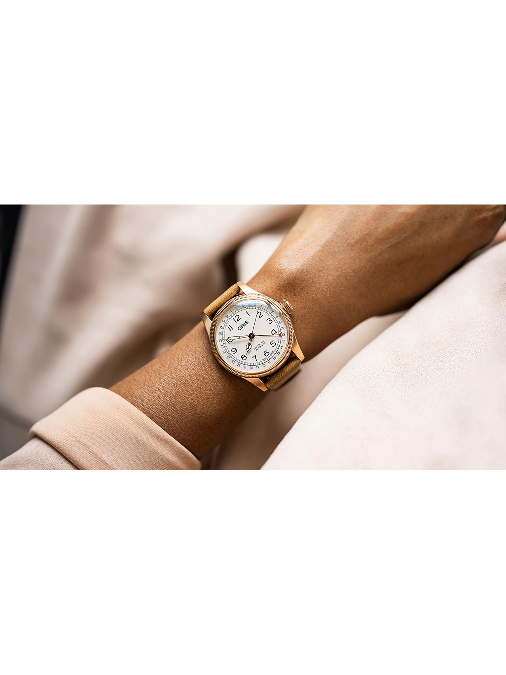 Oris Big Crown Father Time Limited Edition Bronze & Leather Strap