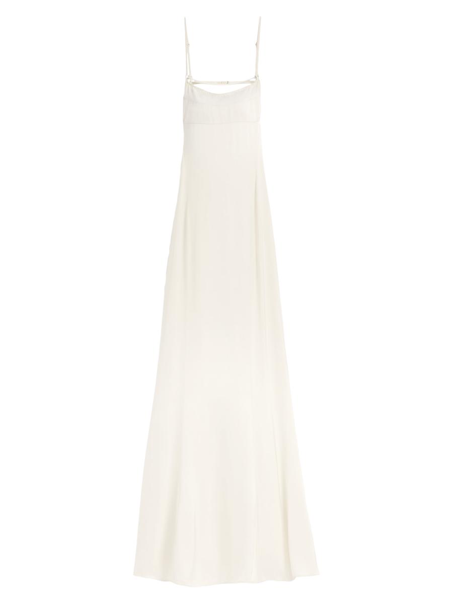 Jacquemus Women's Cotton Scoopneck Maxi Dress In White