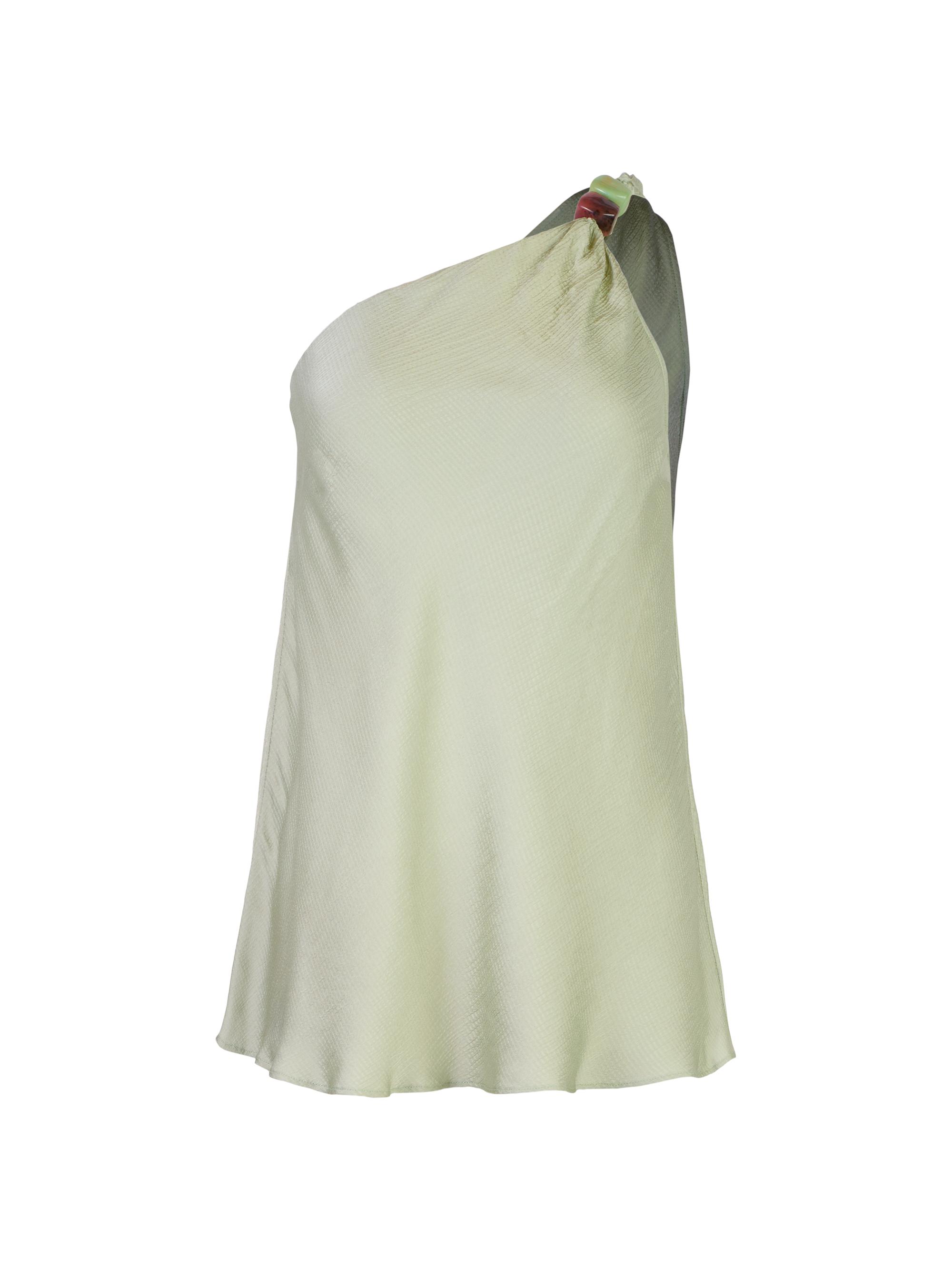 Baobab Women's La Vila Ferrat One-Shoulder Top - Matcha