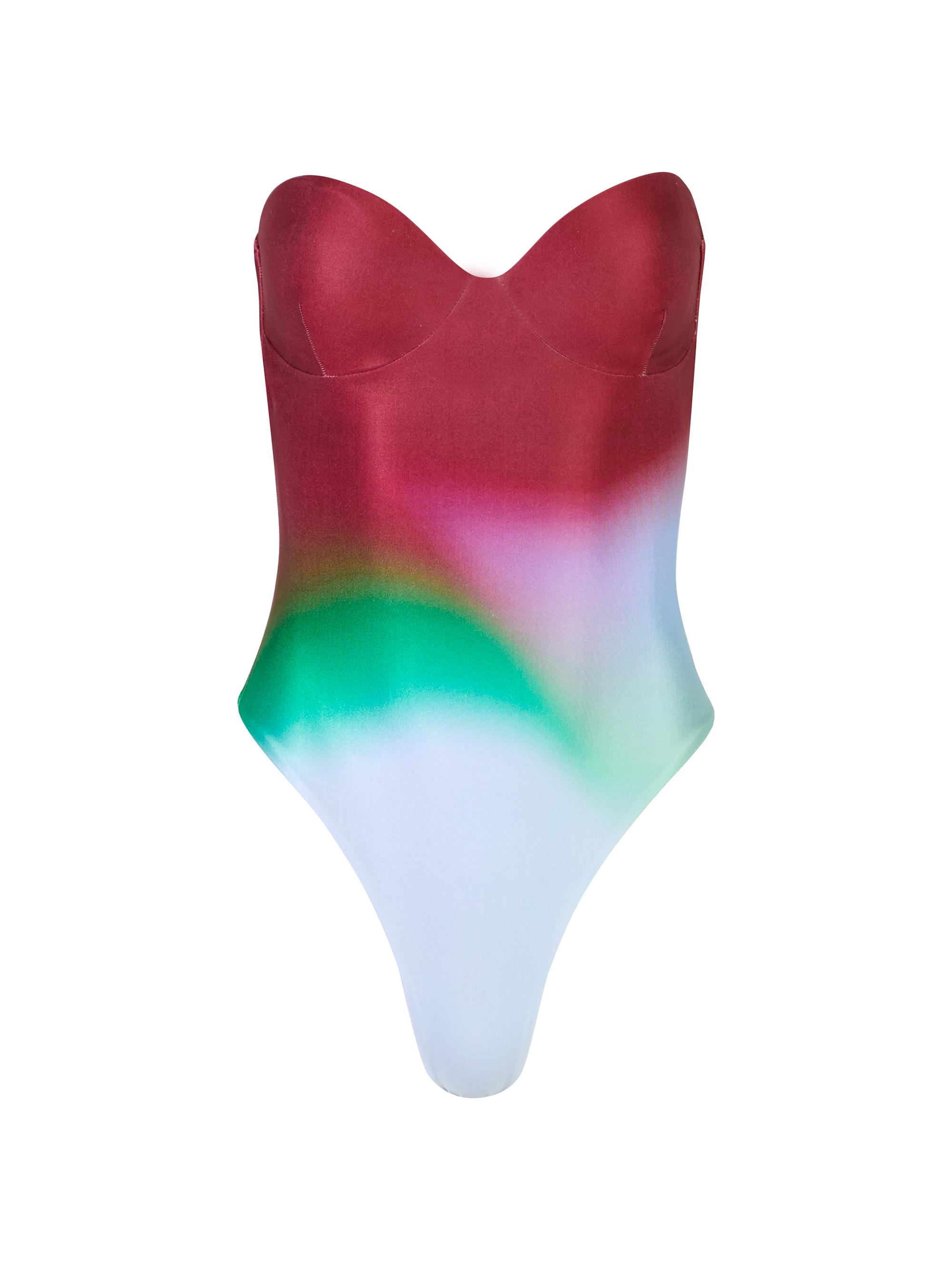 Baobab Women's Bay Prism One-Piece Swimsuit - Wines