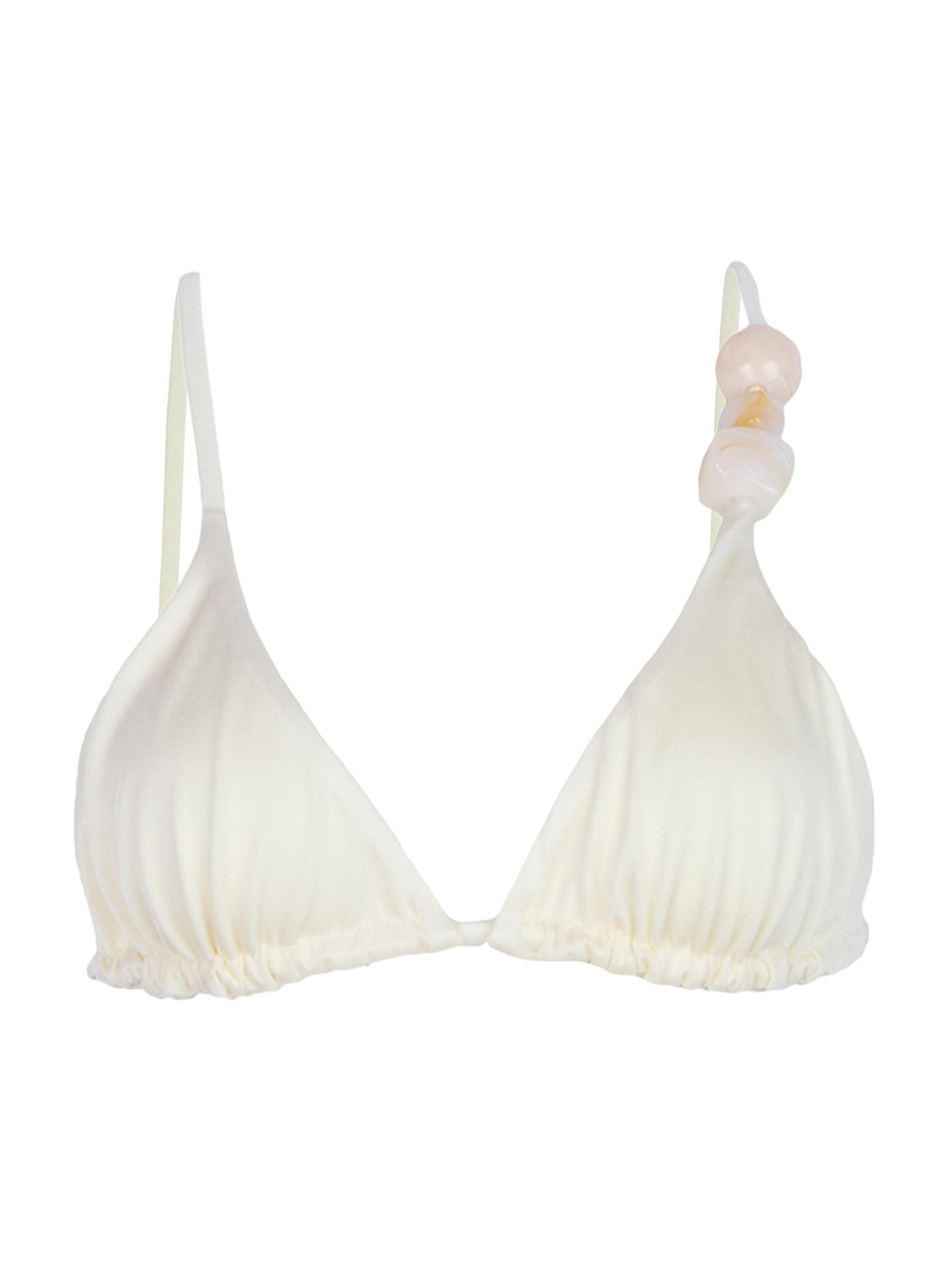 Baobab Women's La Vila Kaia Triangle Bikini Top - Coconut Cream