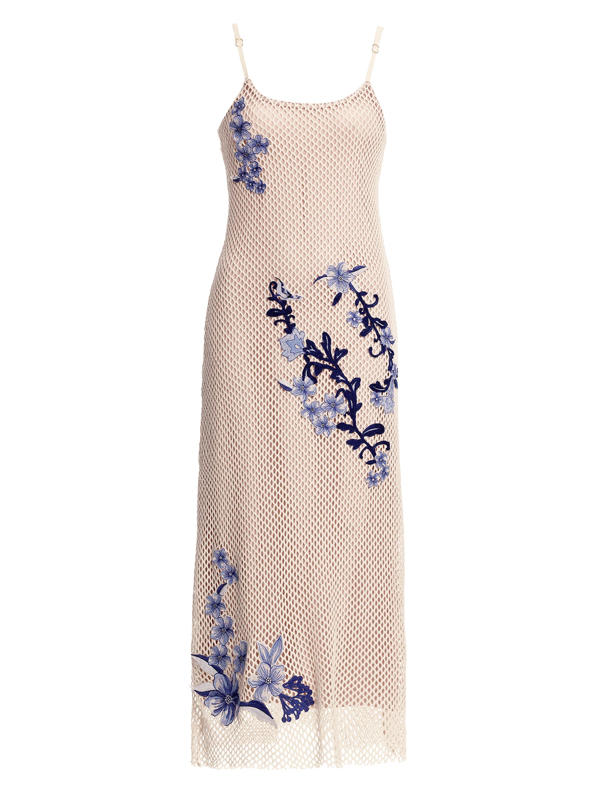 Agua Bendita Adelaida Tales Mesh Midi-Dress | Saks Fifth Avenue