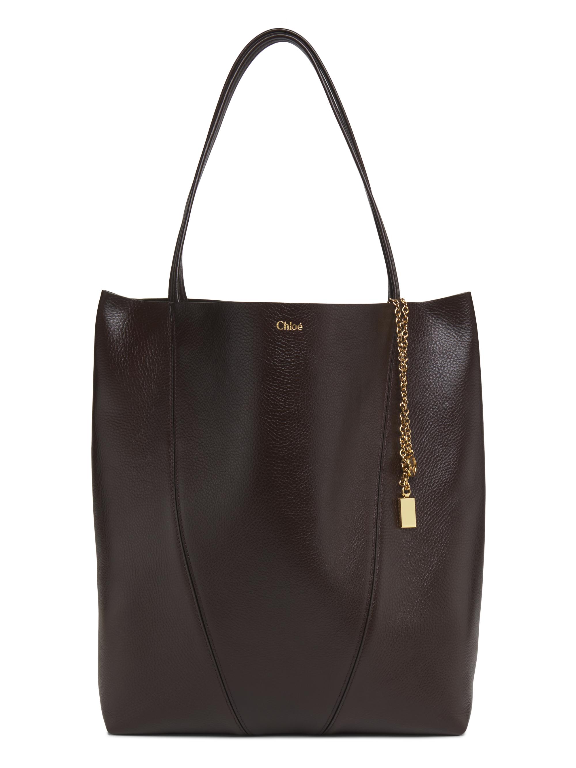 Chloé Women's  Spin Leather Tote Bag - Kohl Brown