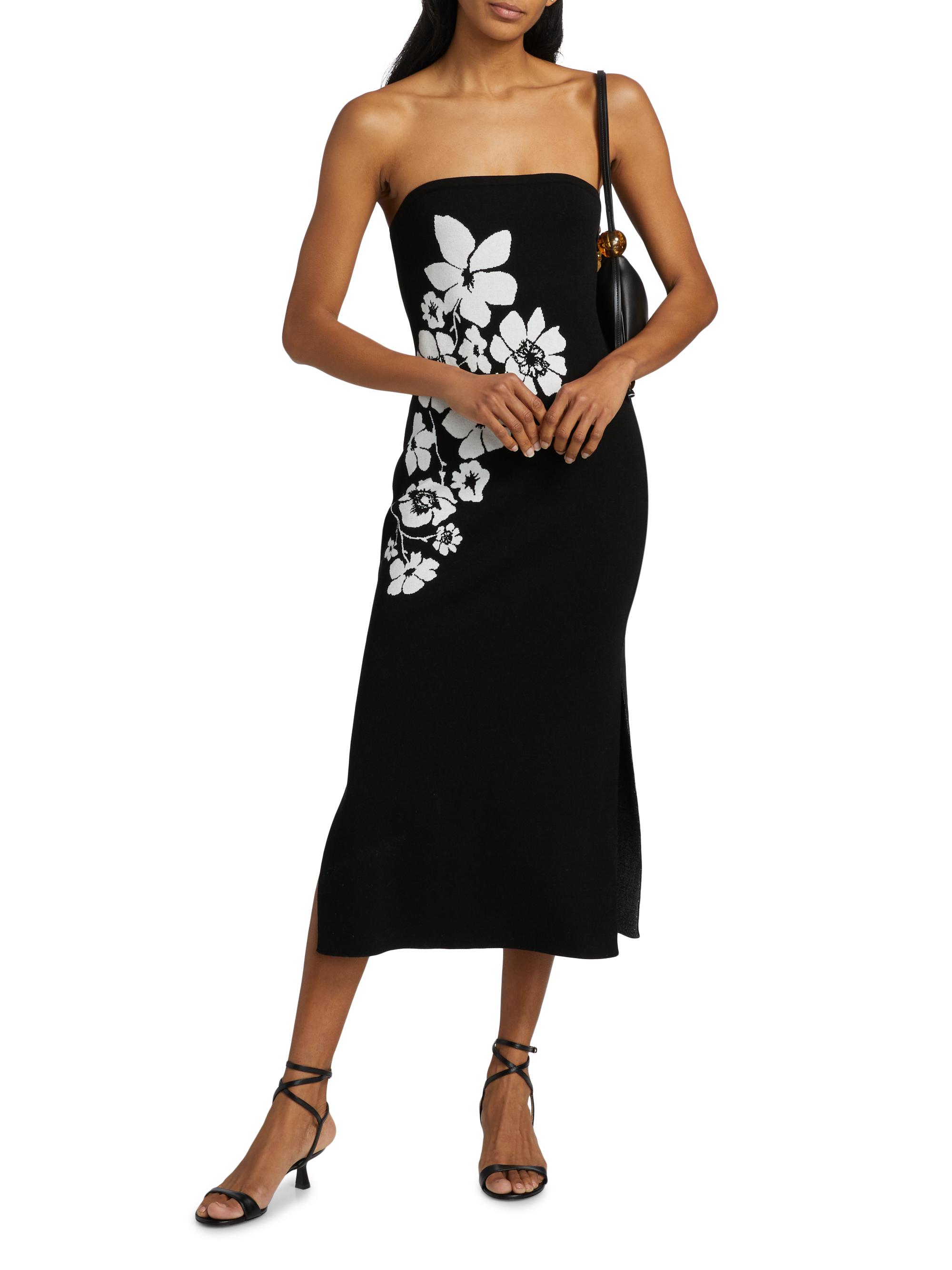 Milly Floral Knit Minidress | Saks Fifth Avenue