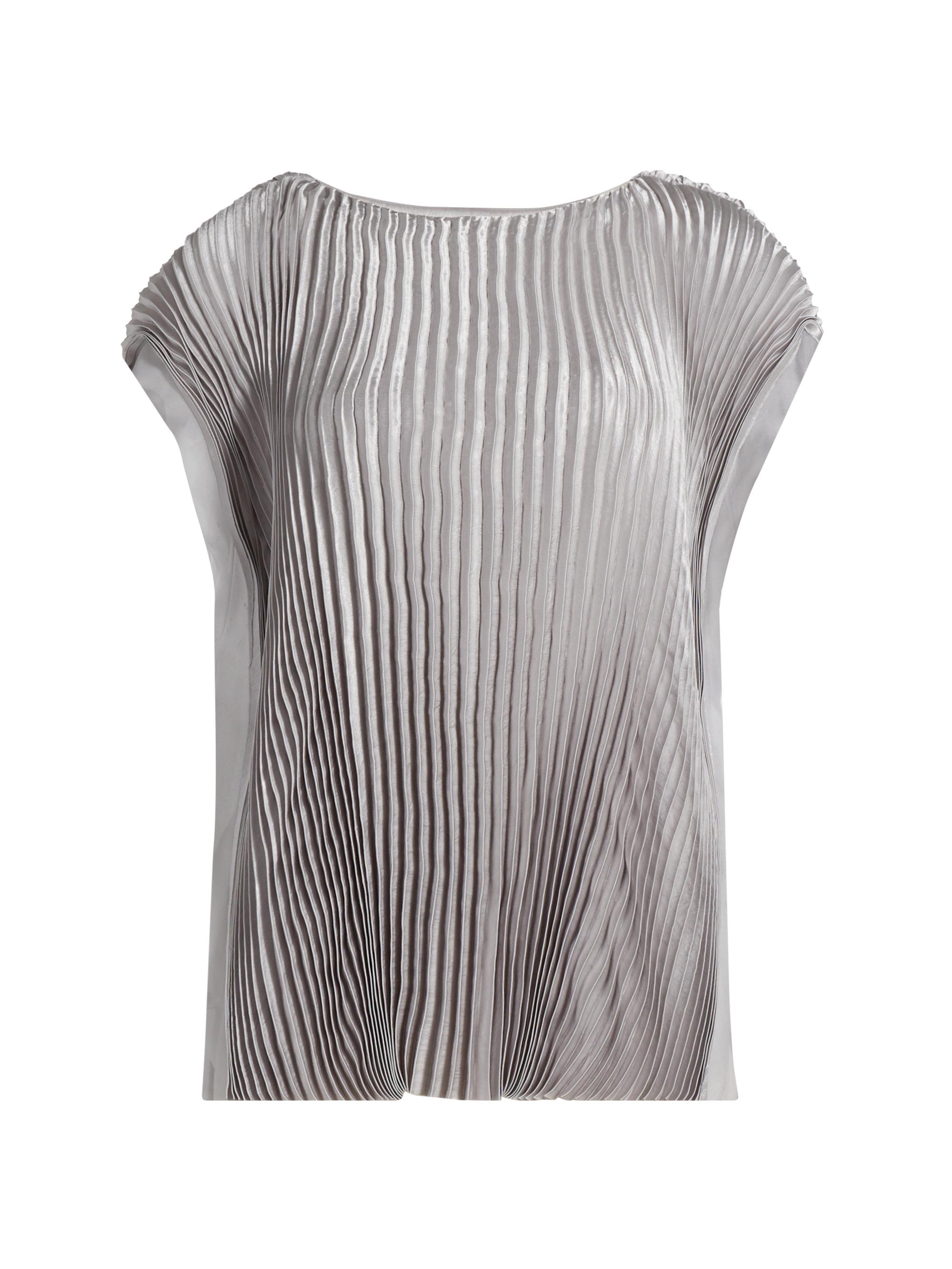 Jason Wu Collection Women's Crinkled Satin Boxy Top - Ice