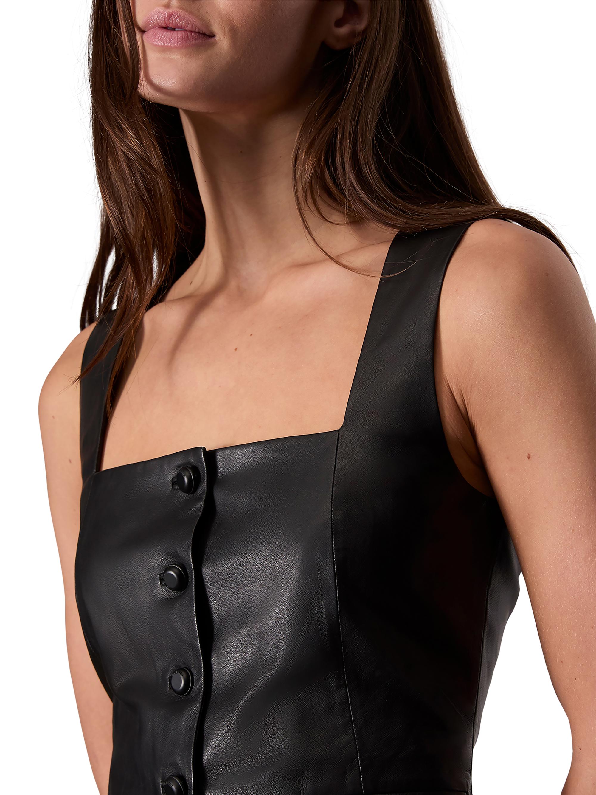 rag & bone Mariana Leather Vest | Saks Fifth Avenue