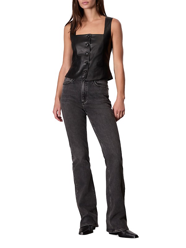 Shop rag & bone Mariana Leather Vest | Saks Fifth Avenue Shop rag & bone Mariana Leather Vest | Saks Fifth Avenue