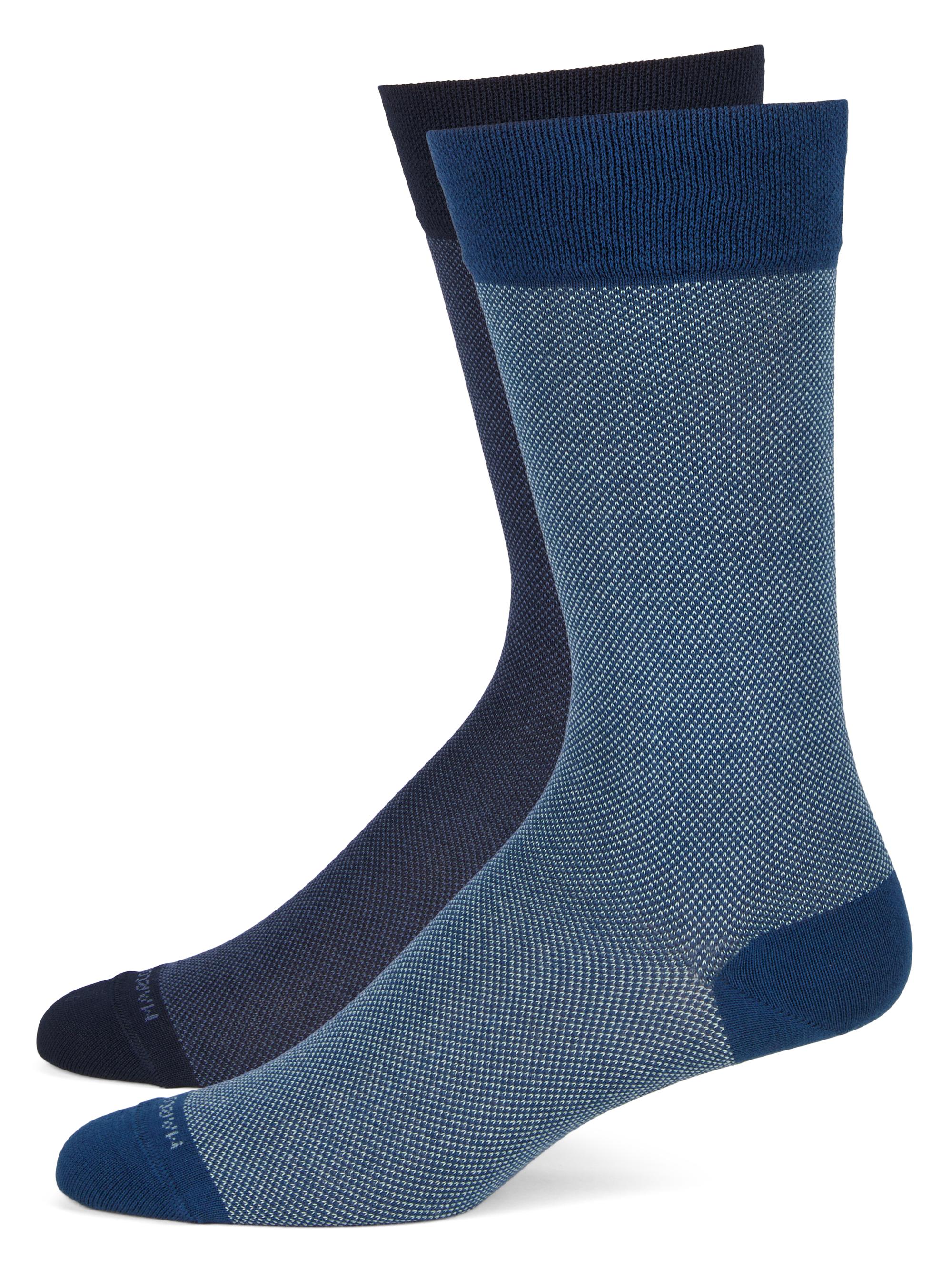 Marcoliani Men's Cotton Lisle Socks Set, 2-Pack - Mix