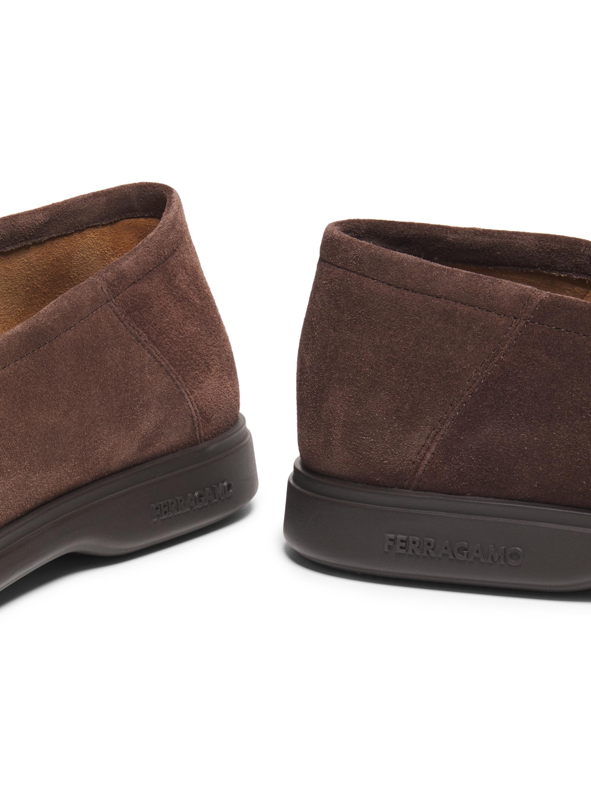 FERRAGAMO Deconstructed Suede Loafers | Saks Fifth Avenue