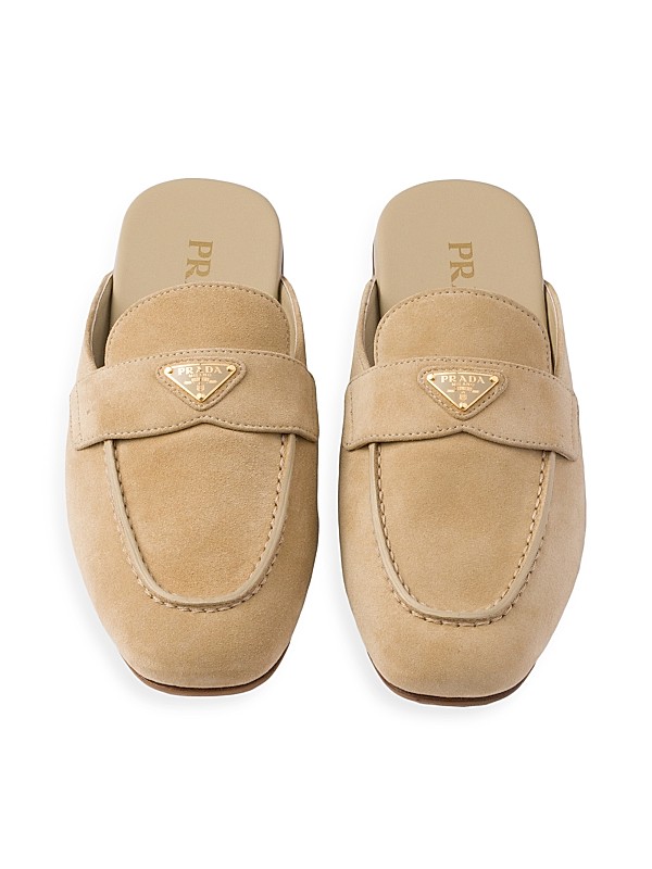 Shop Prada Suede Sabots Mules | Saks Fifth Avenue Shop Prada Suede Sabots Mules | Saks Fifth Avenue